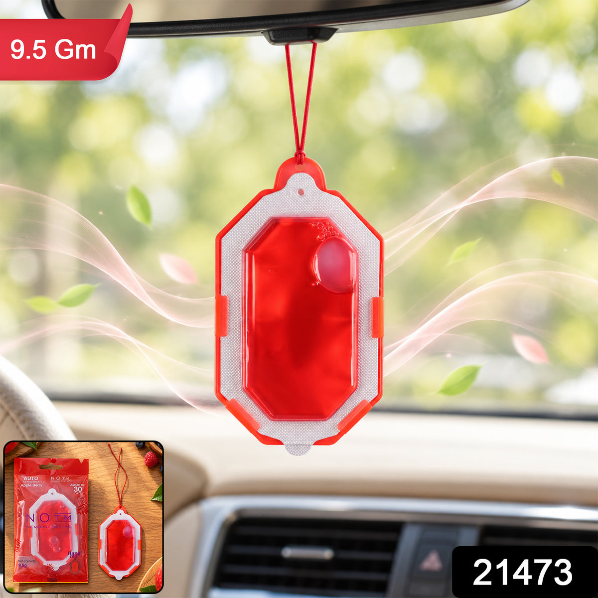 Hanging bathroom air freshener apple barry gel gm.
