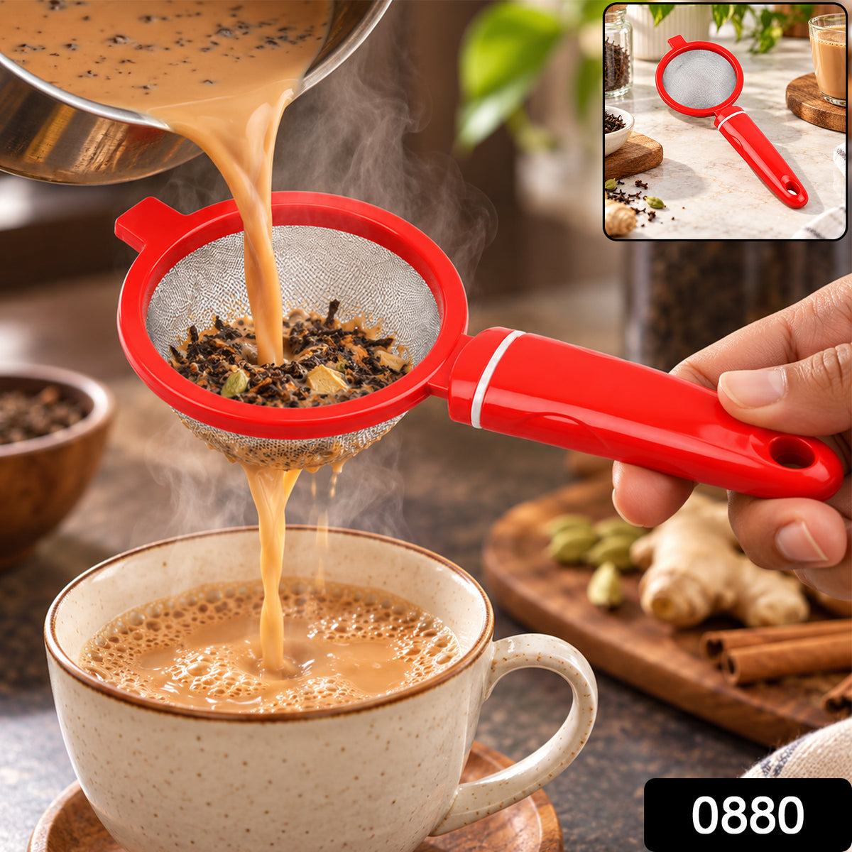 Plastic Chai Chalni – Fine Mesh Sieve Filter for Tea | Siplix