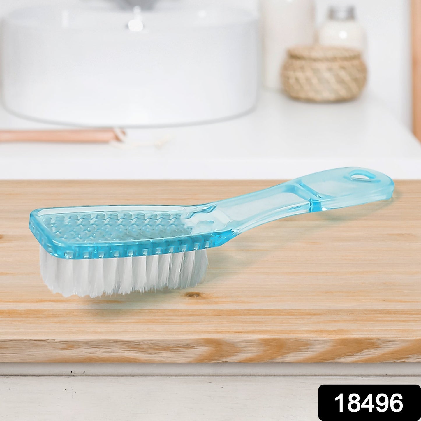 Plastic handle brush ideal for household cleaning