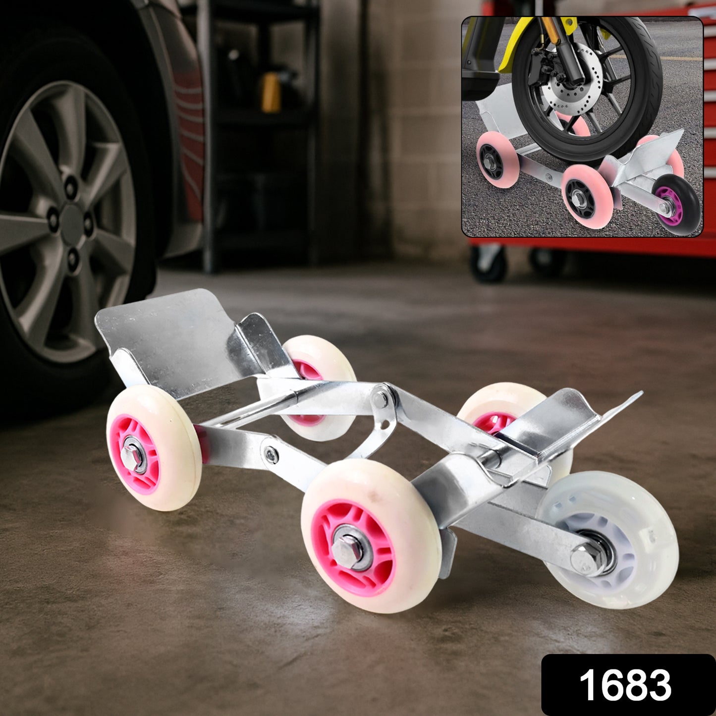 मोटरसाइकिल दो-तीन पहिया फ्लैट टायर आपातकालीन पावर बूस्टर 1-पीसी सेट।