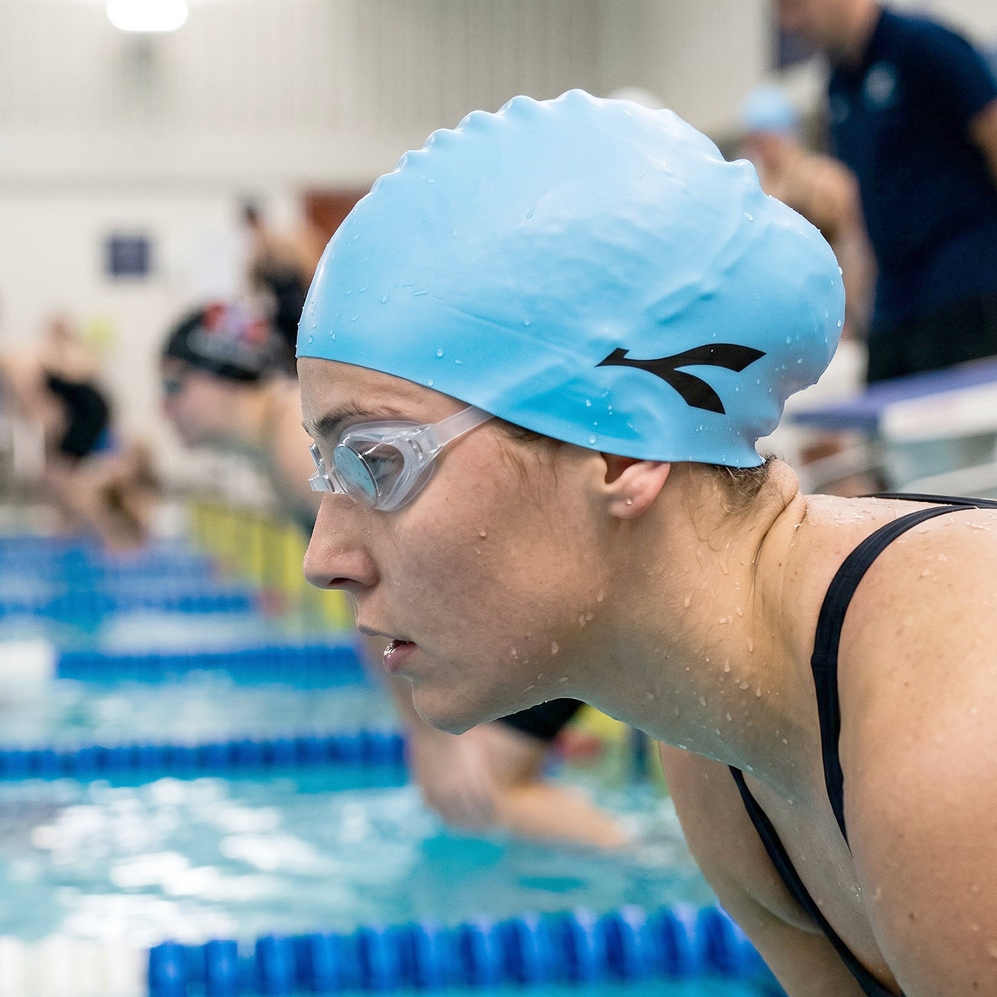 Waterproof Stretchable Silicone Swimming Cap (1 Pc)