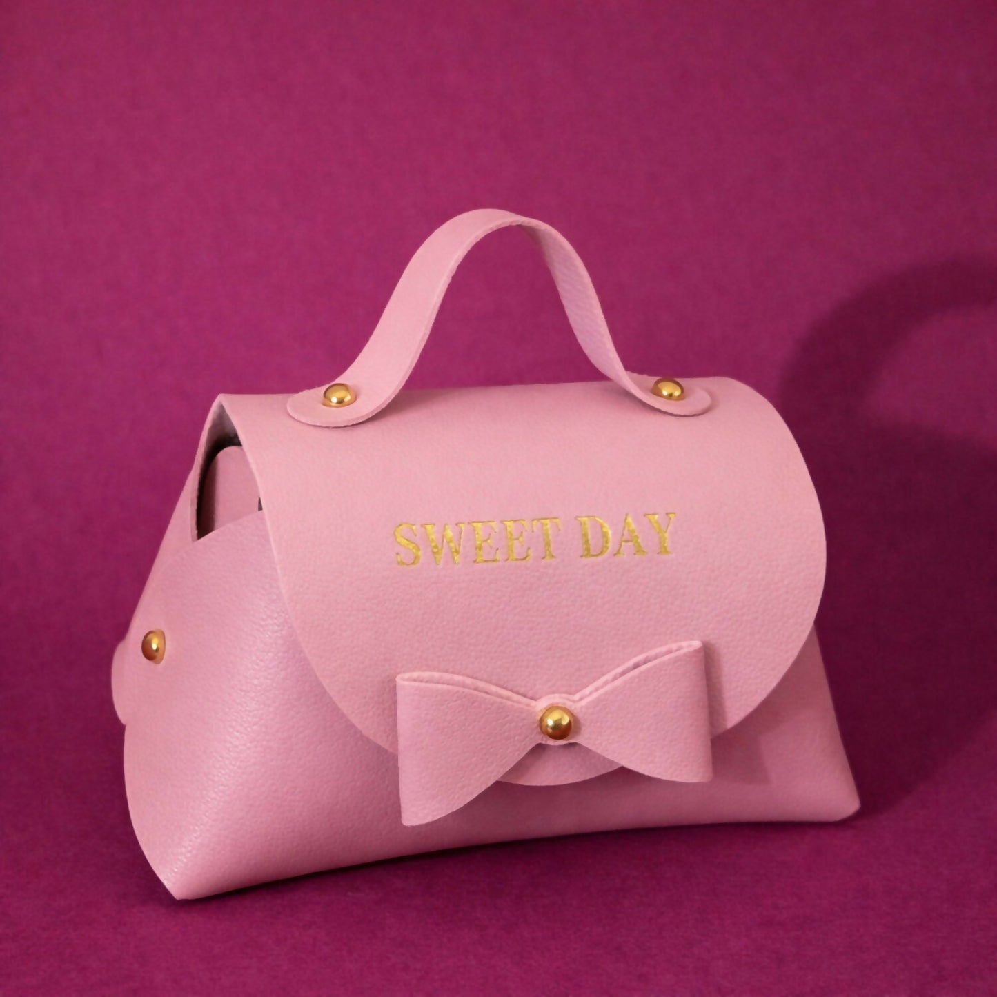 Pink Mini Handheld Bag for Women | Sweet Day Stylish Casual & Gift Purse