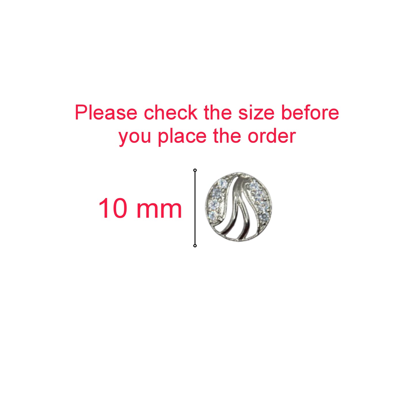 Silver-Plated AD Stud Earrings | for women and girls