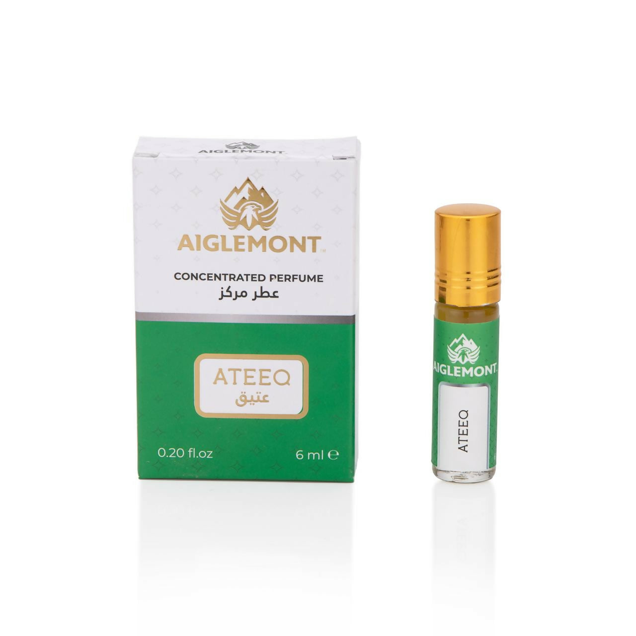 Aiglemont Ateeq, 6ml Roll-on, Alcohol free, Long Lasting Non-Alcoholic Attar Attar, Ittar, Itr, Atar, Athar, Itra