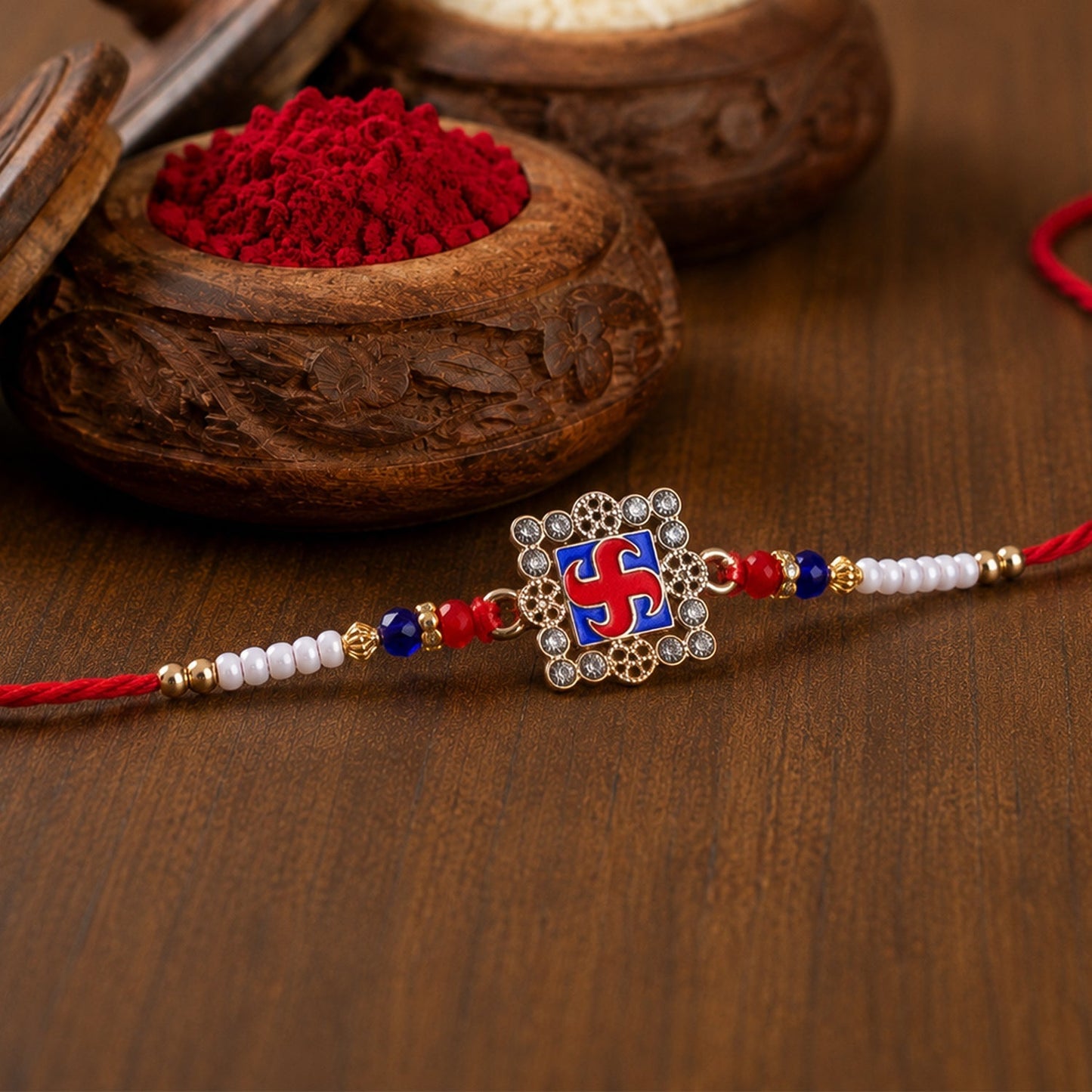 Rakhi Stylish & Traditional Designer Gift for Brother (5pcs)