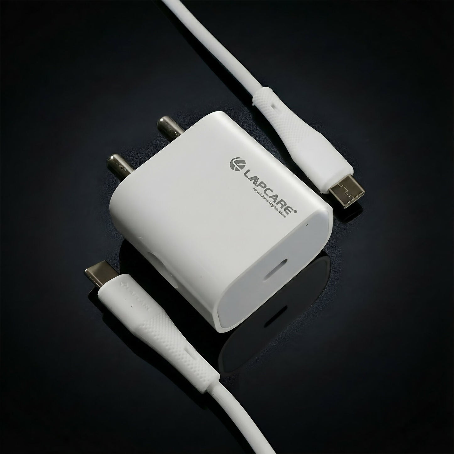 Lapcare 30W USB Type C Fast Charging Adapter with Type C to Type C Cable