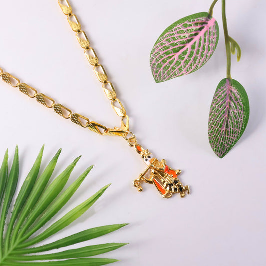 Lord Krishna Pendant with Chain – Eternal Divine Charm Necklace