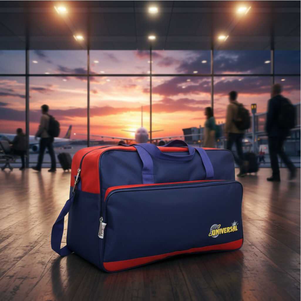 Universal Large Travel Duffel Bag | Heavy-Duty Carry Bag with Shoulder Strap | Spacious Multi-Pocket Design for Travel, Gym, Weekend Trips & Outdoor Use (Multicolor))