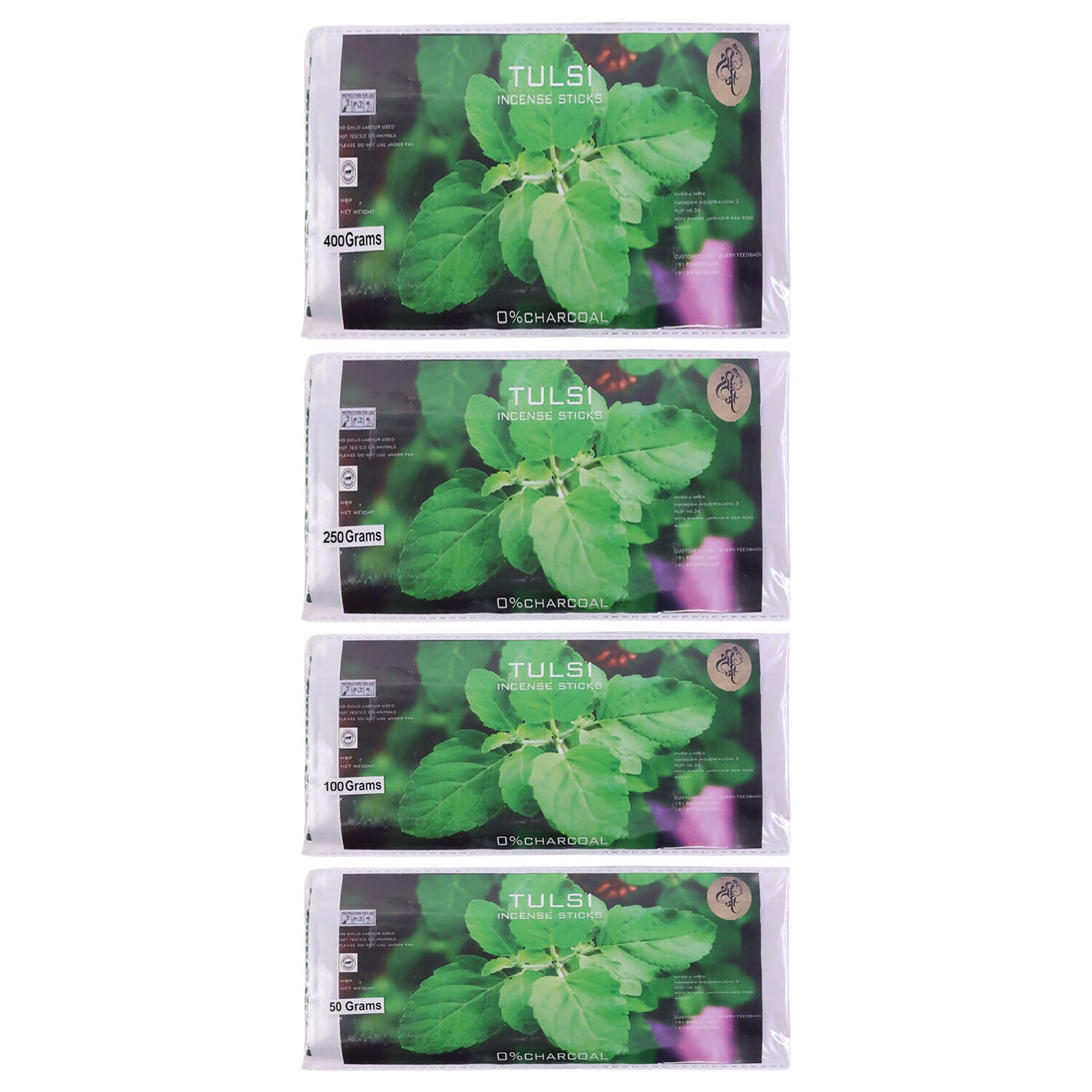 Tulsi Incense Sticks Natural Fragrance Incense for Prayer, Meditation & Home Aromatherapy