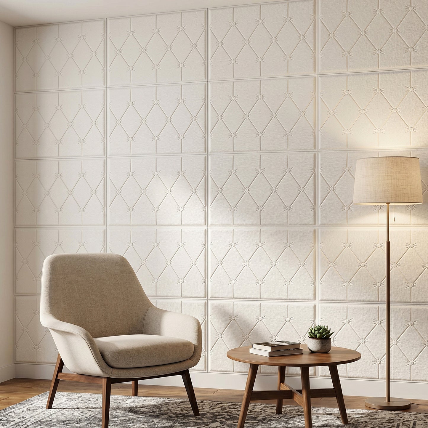 3D Self-Adhesive Wallpaper for Living Room - Stylish & Removable