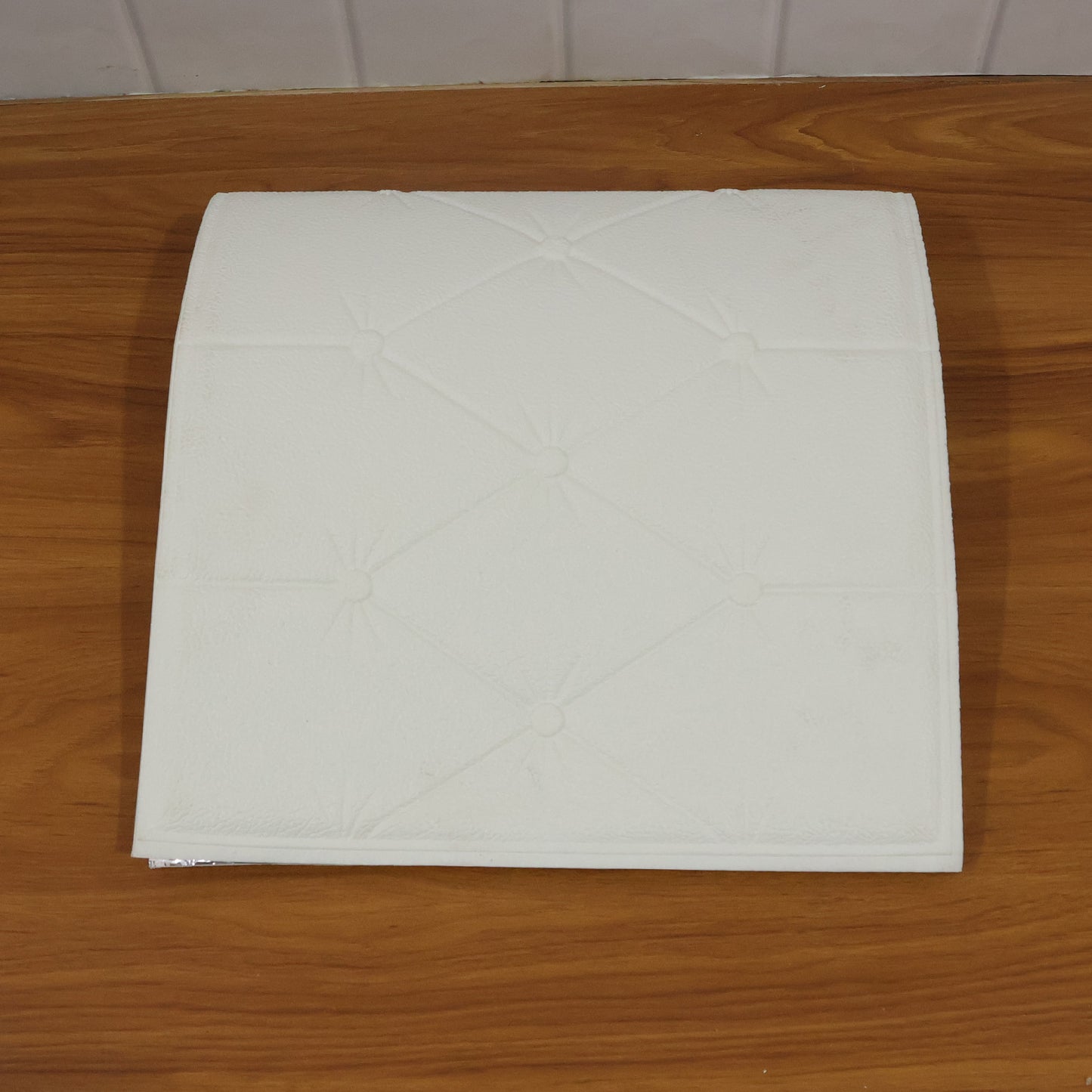 DIY self adhesive wall decor white