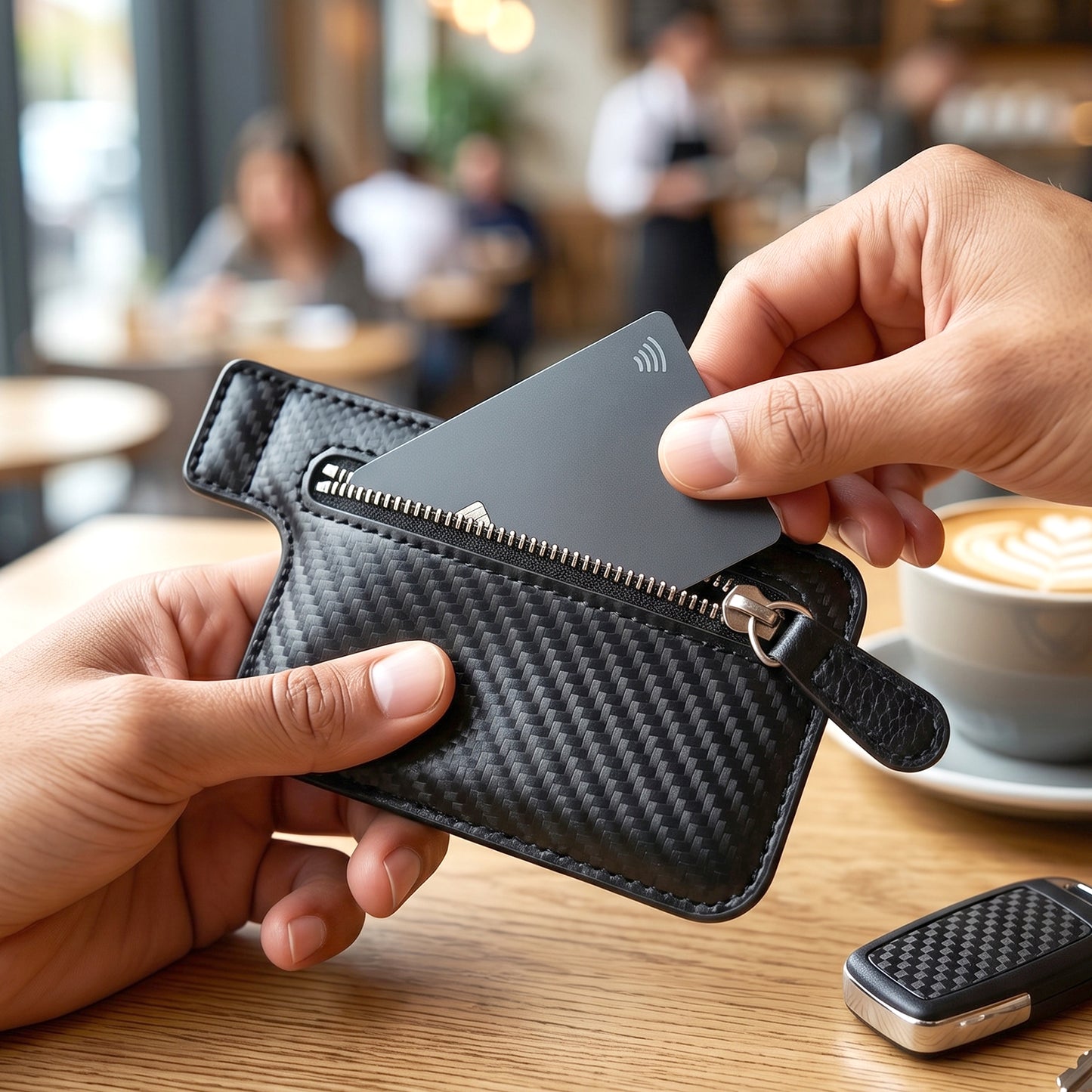 Adhesive Card Phone Holder with Zipper – Versatile Wallet Case (1 Pc / Mix Color)