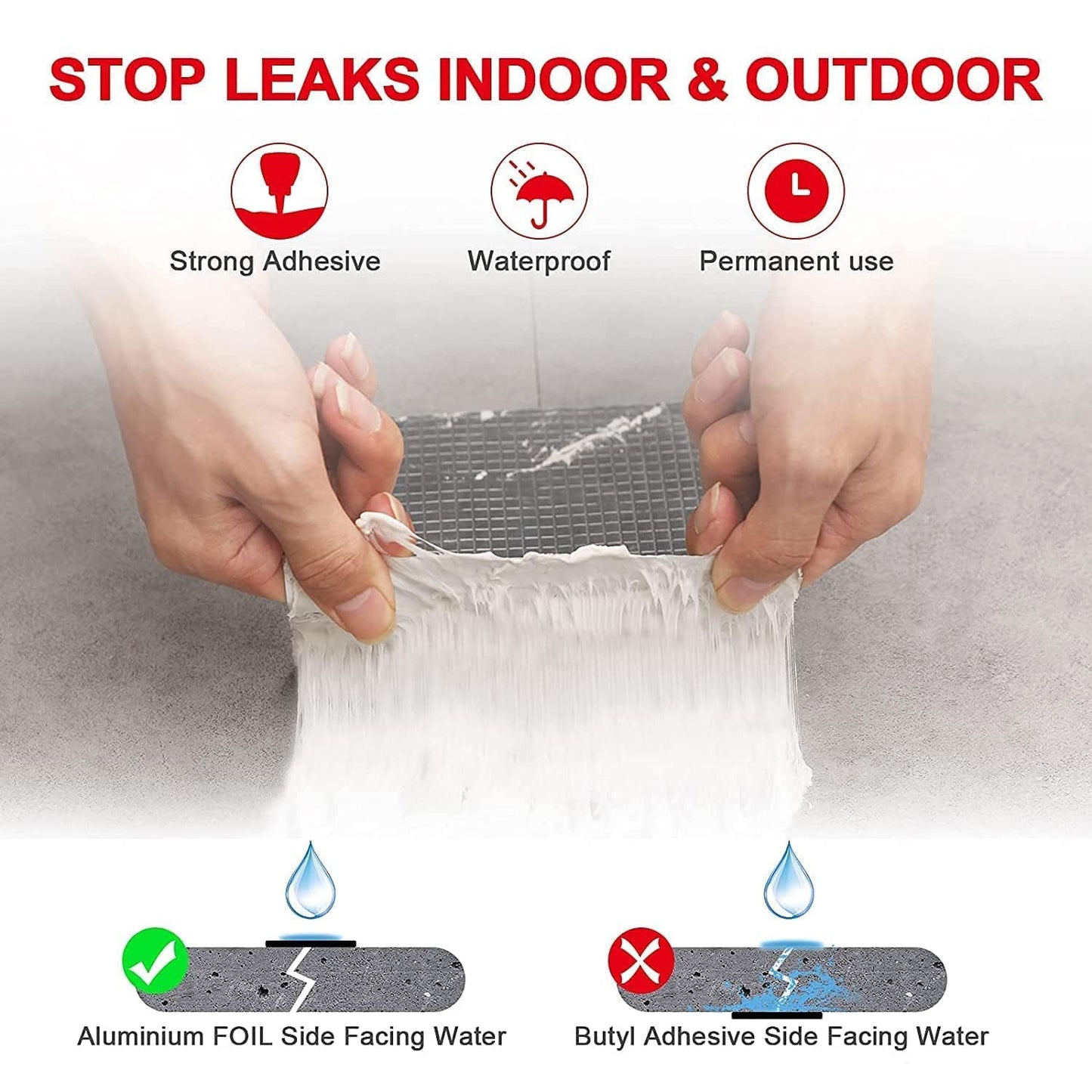 Waterproof Roof Tape – Strong Seal for Leaks & Joints