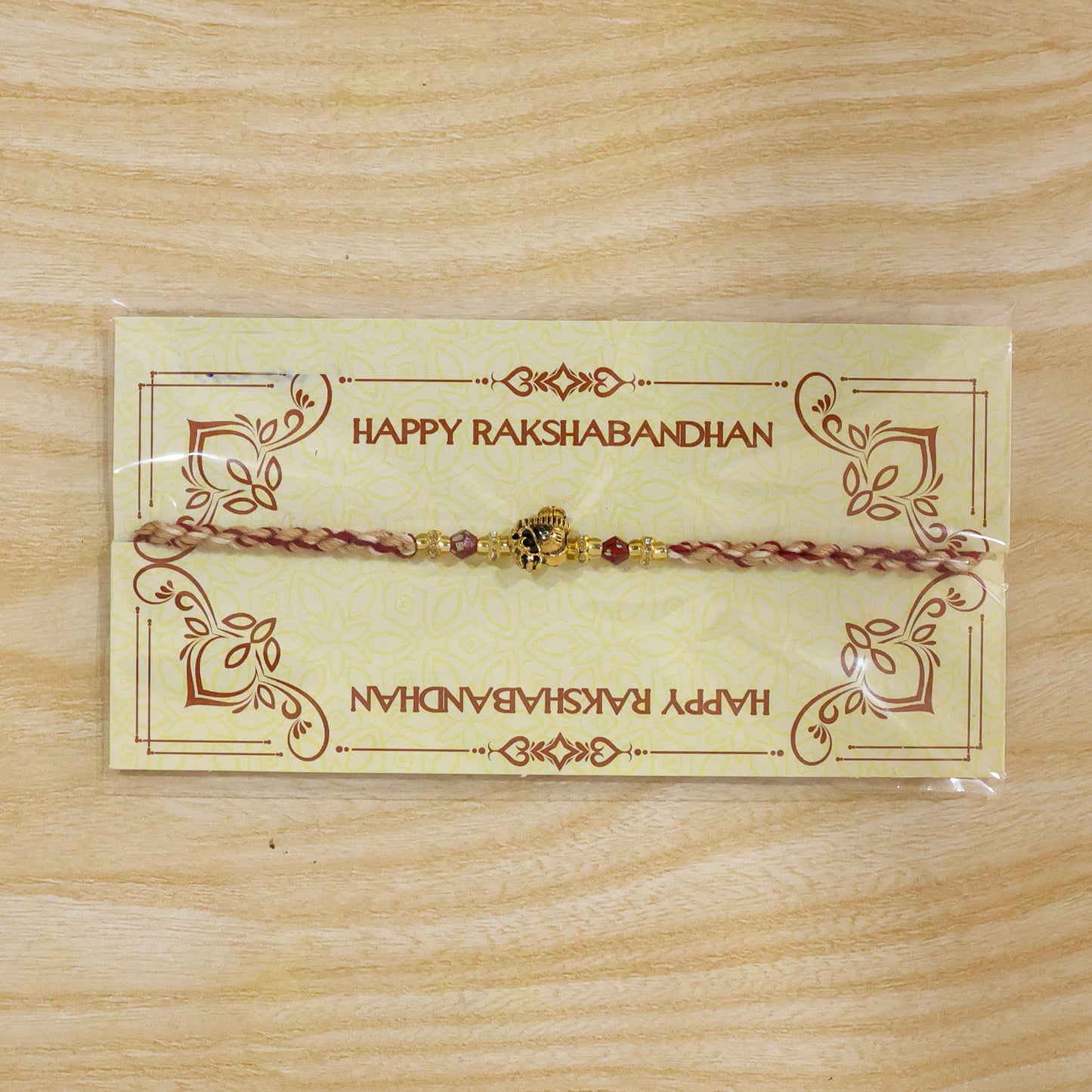 Beautiful Sparkle Designer Rakhi with Stone Work, Sleek Thread and Premium Look