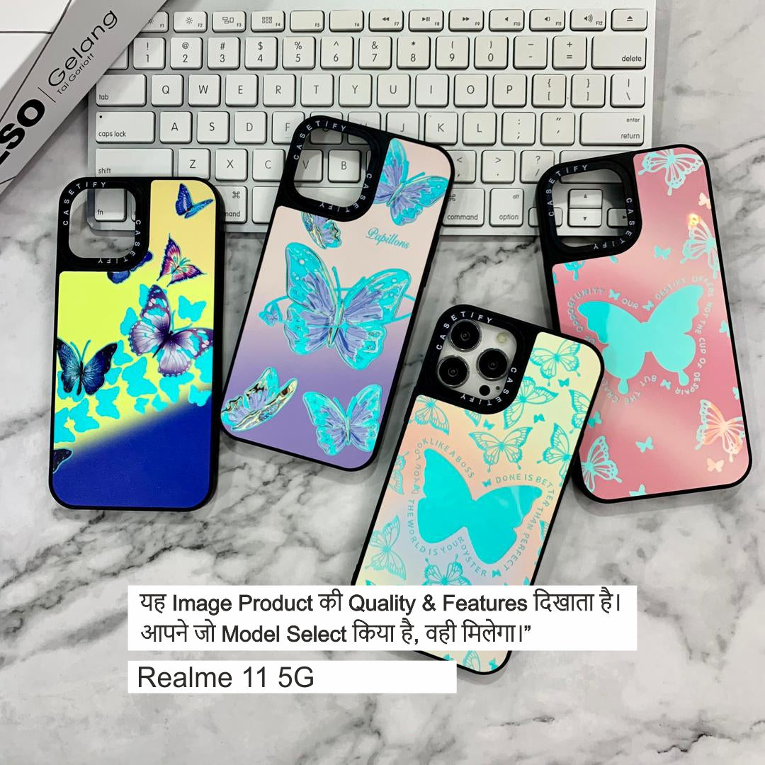 Night Glowing Butterfly Case Case For Realme 11 5G