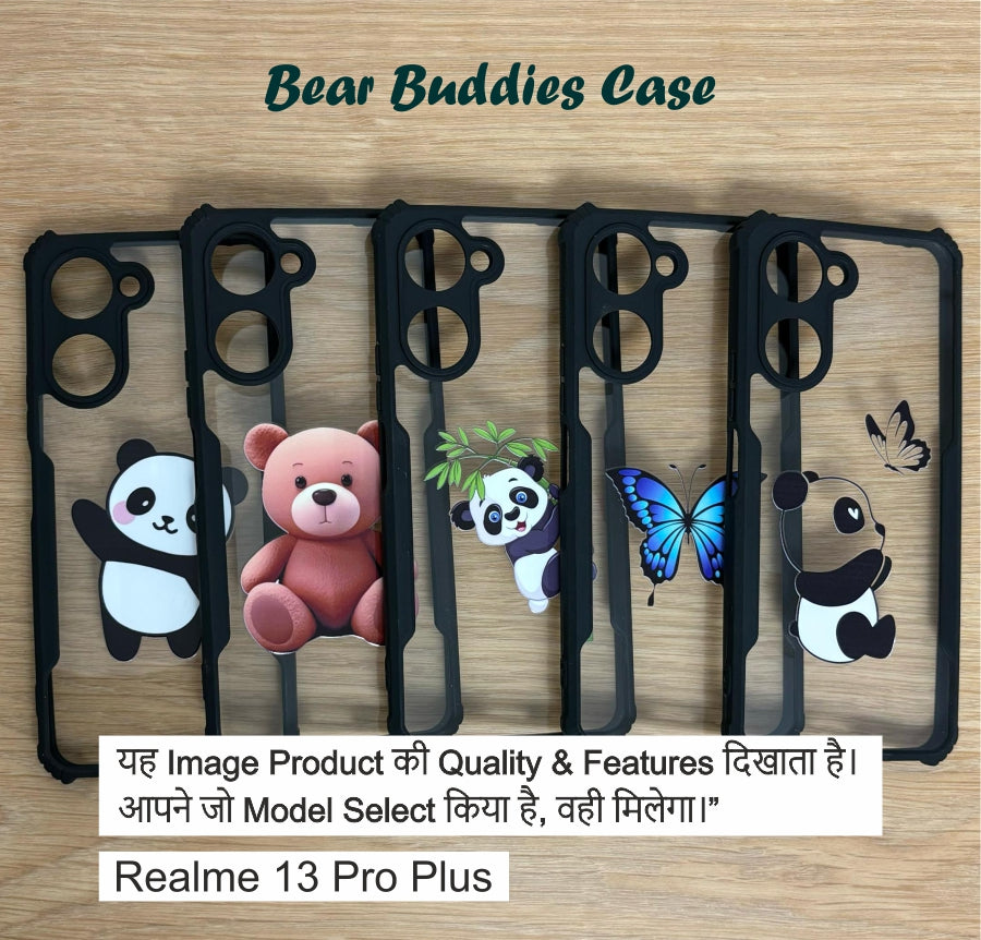 Bear Buddies Case For Realme 13 Pro Plus