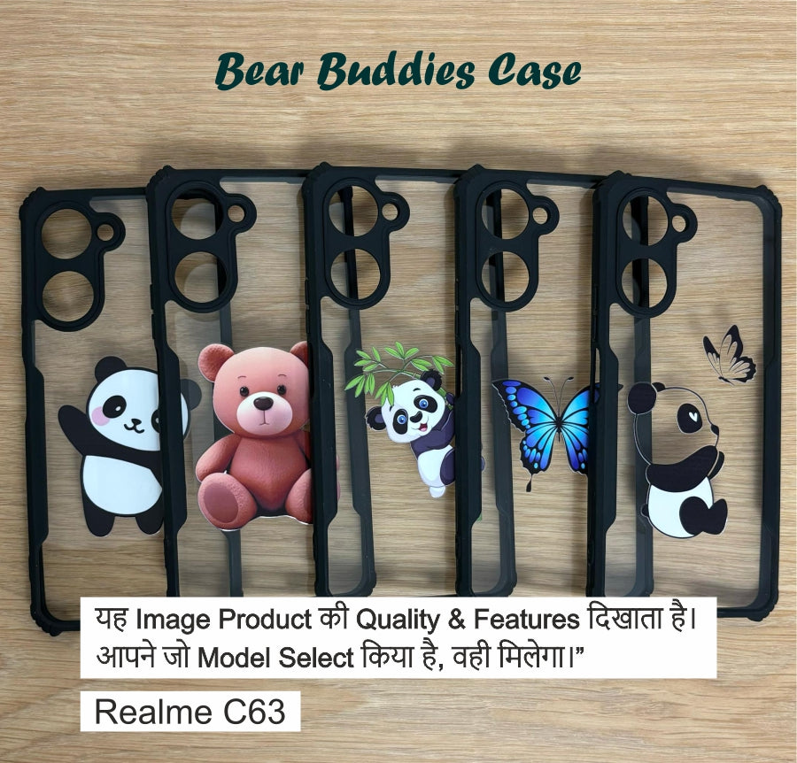 Bear Buddies Case For Realme C63