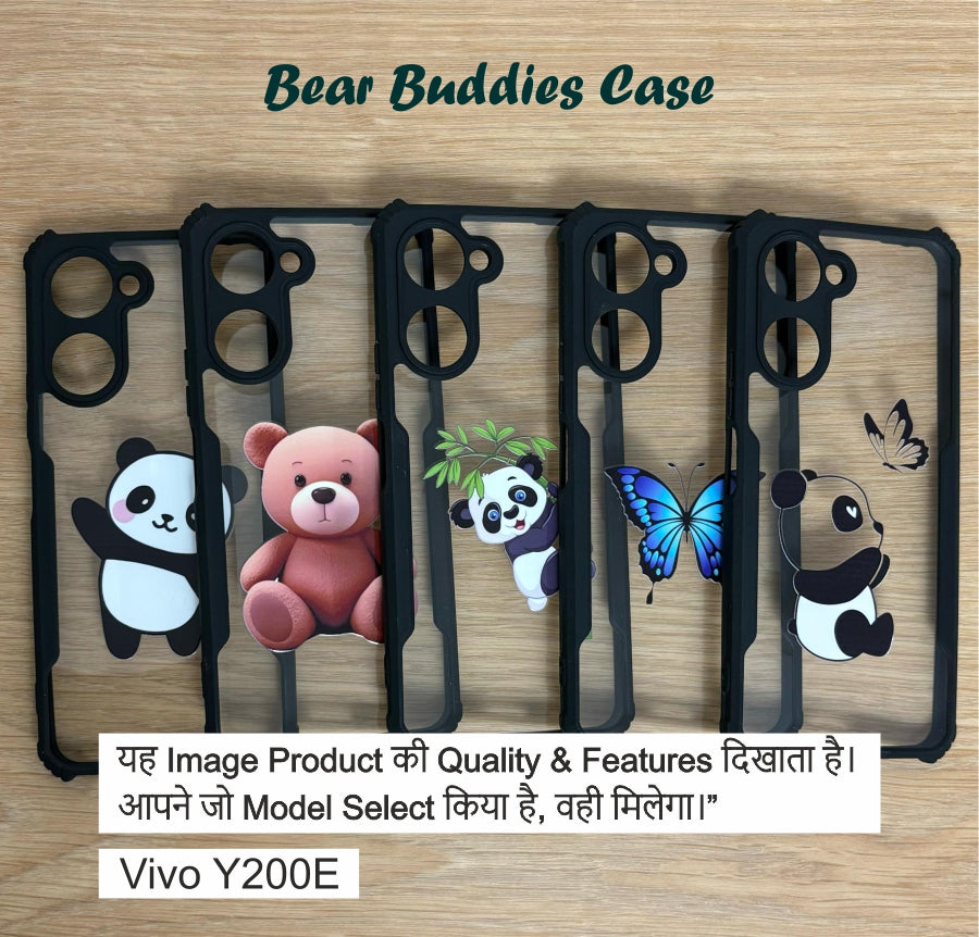 Bear Buddies Case For Vivo Y200E
