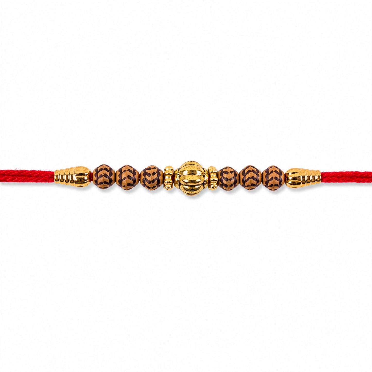 Traditional Design Beads Spiritual Designer Rakhi for Brother