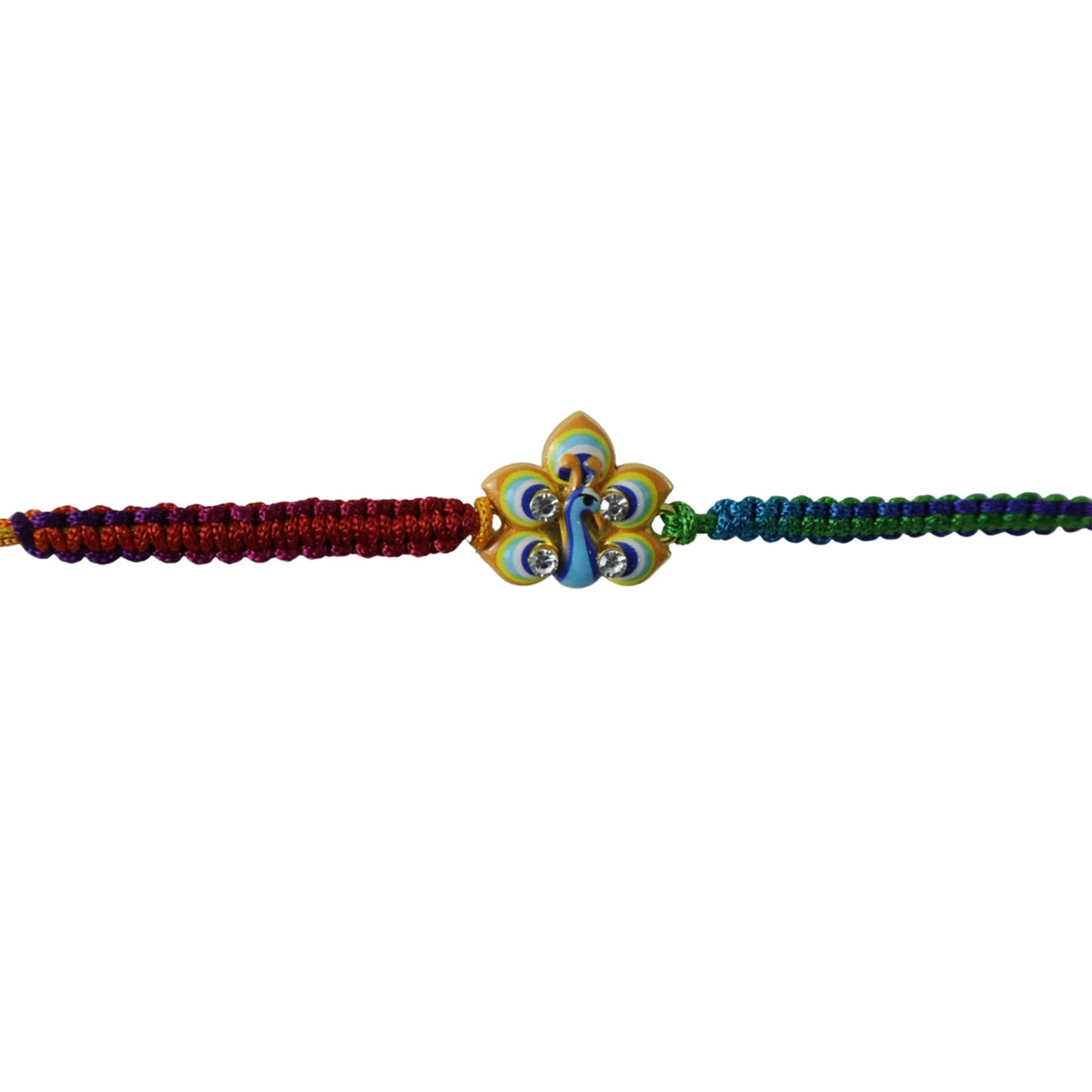 Peacock Design Fancy Dori Rakhi for Brother (1 Pc)