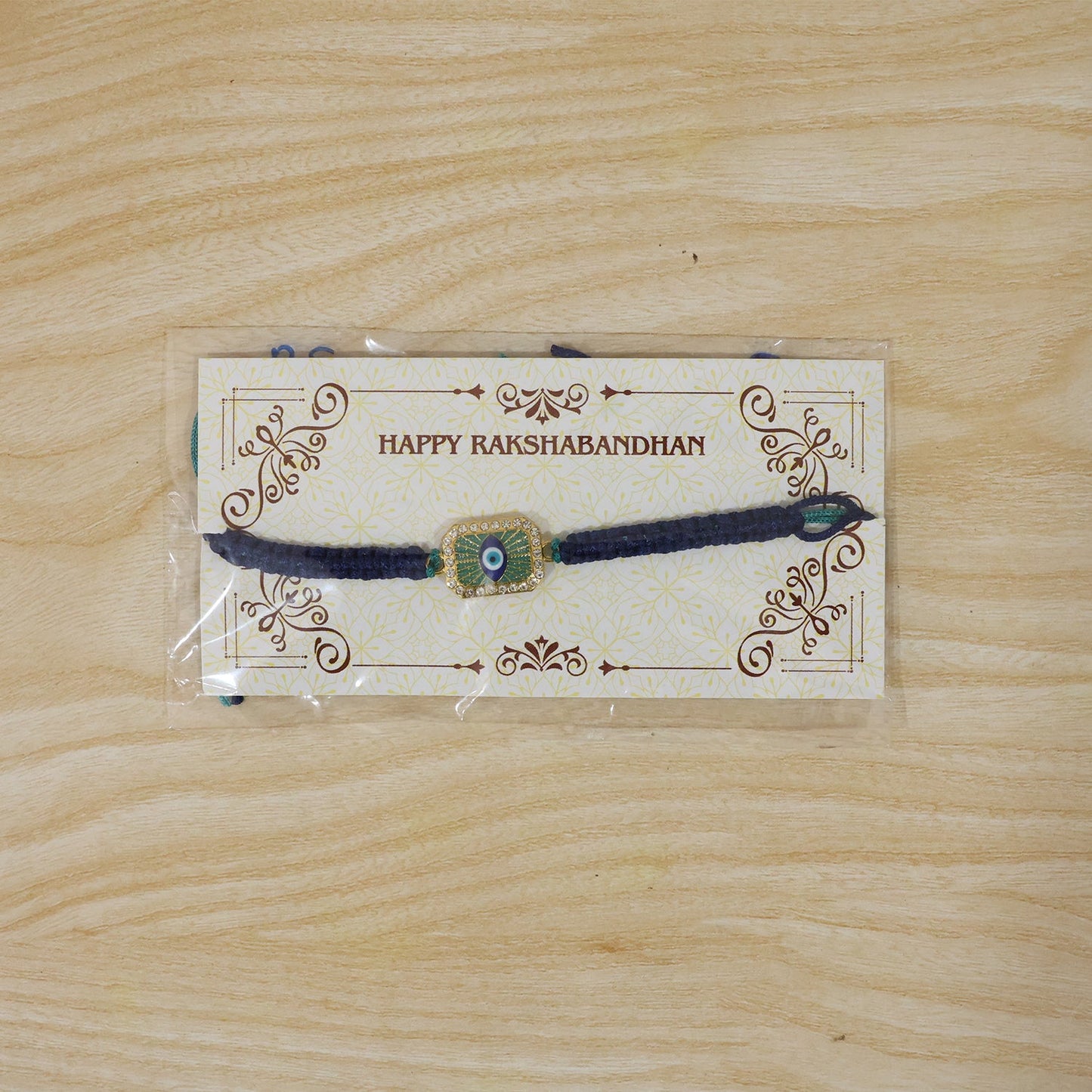 Stylish Evil Eye Fancy Dori Rakhi for Brother (1 Pc)