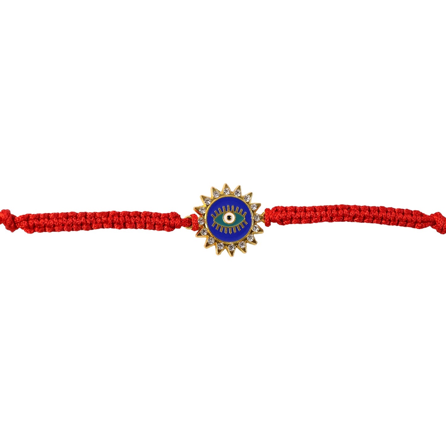 Festive Blue Evil Eye Rakhi perfect for gifting brothers