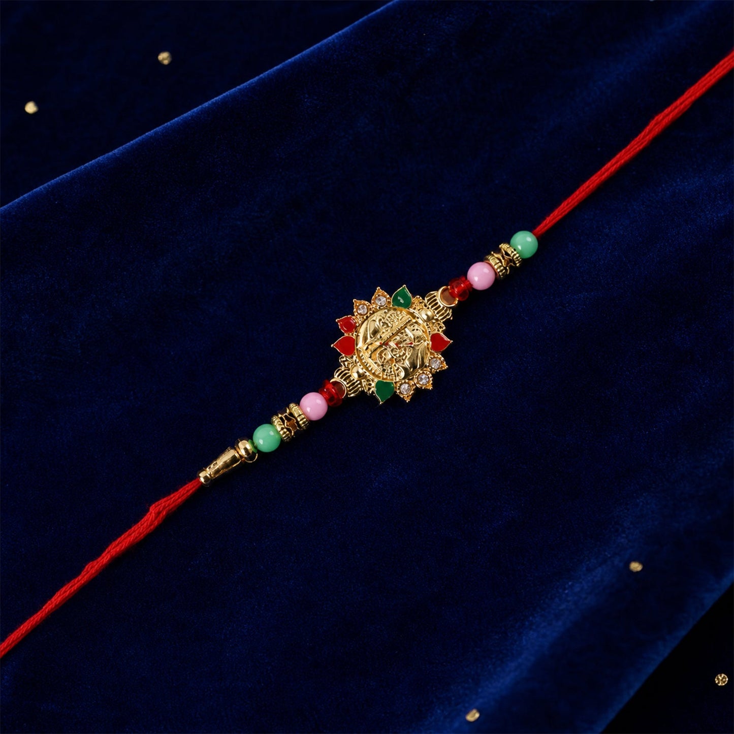 Veera Charm With Beads Rakhi for Brother (1 Pc)