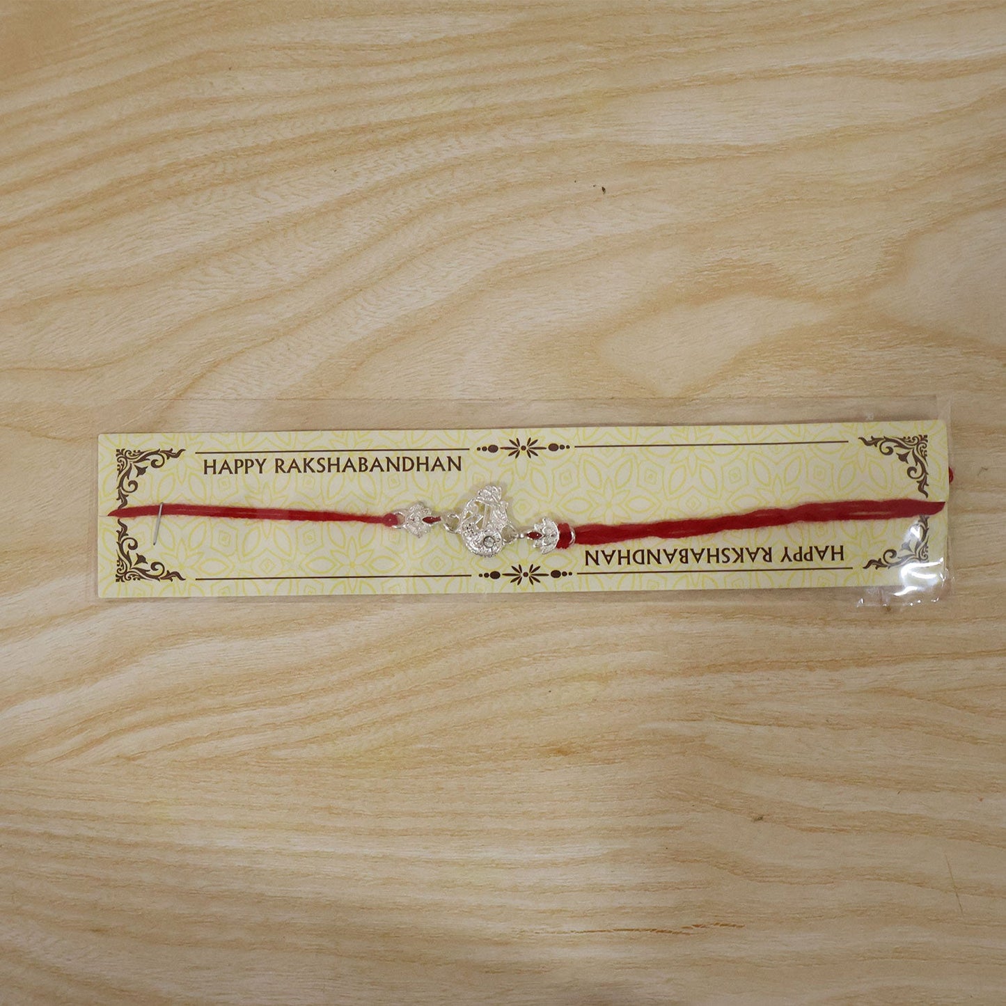 Oxidised Silver Krishna Rakhi