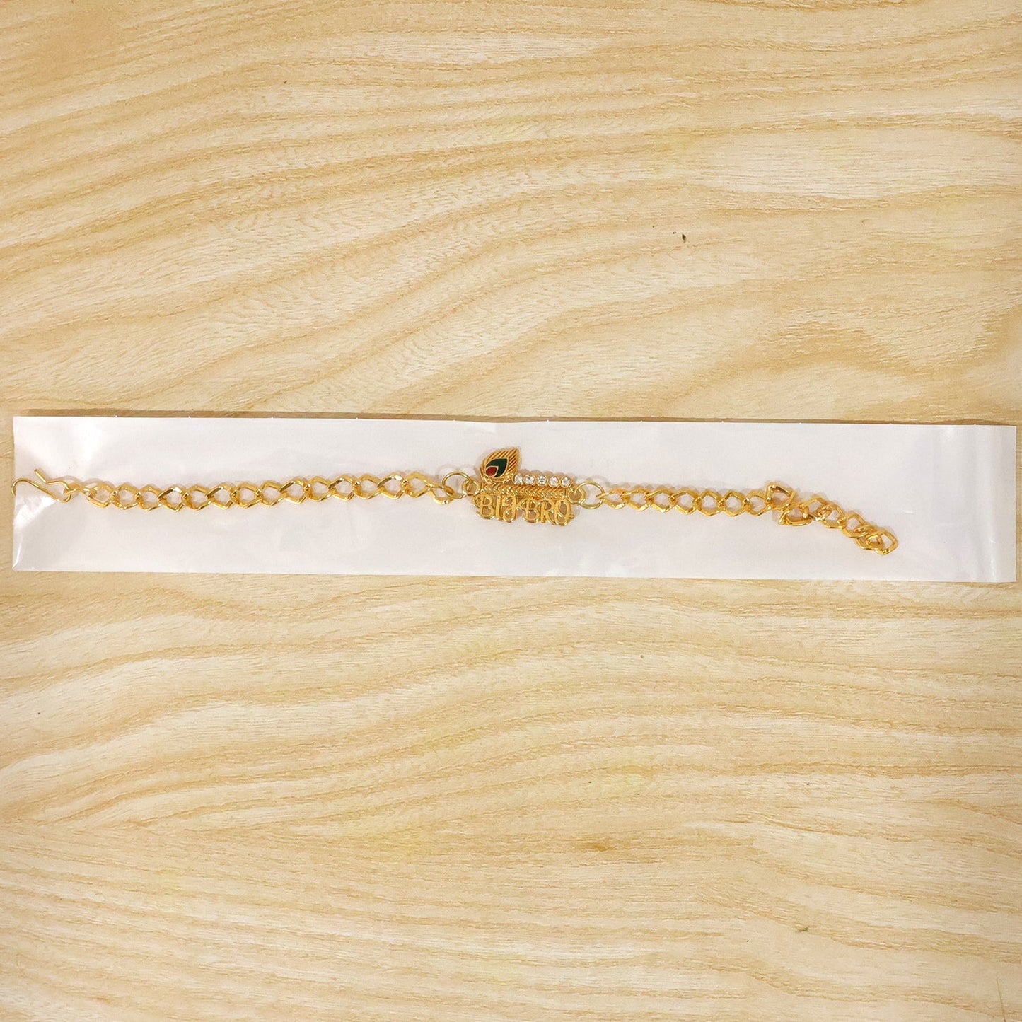 Comfortable lightweight thread bracelet rakhi for brother