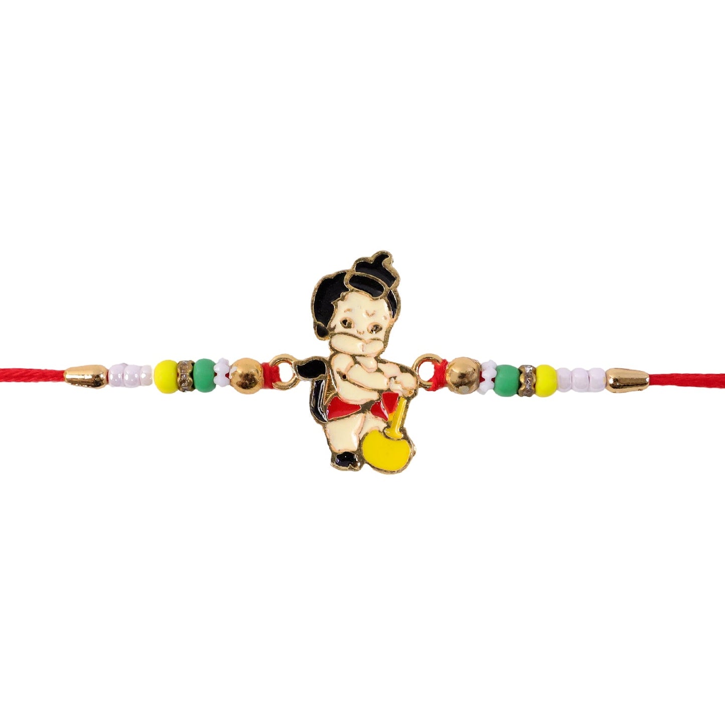 Bal Hanuman Multicolor Bead Rakhi