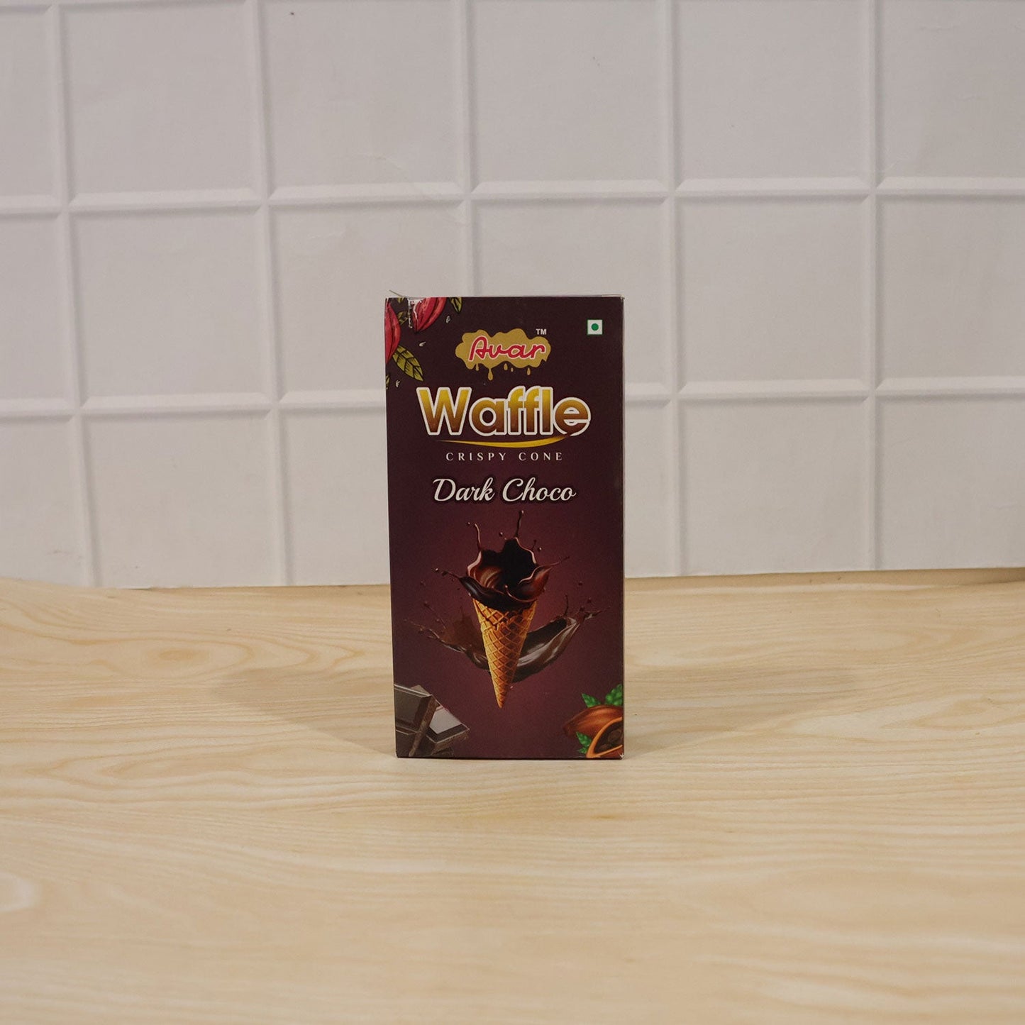 Avar Waffle Crispy Cone – Dark Choco Flavour (150 Gm)