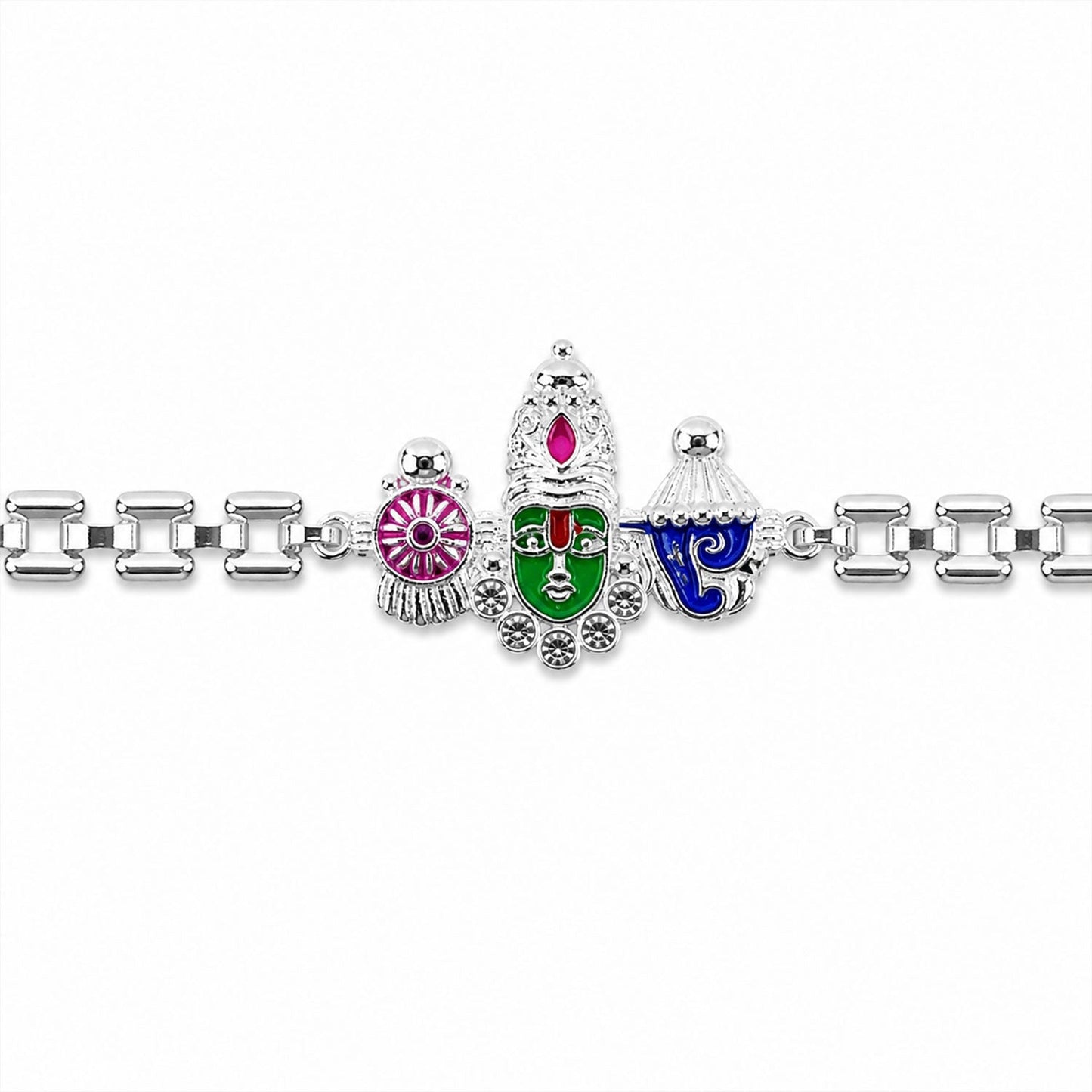 Devotional Designer Chain Rakhi for Brother