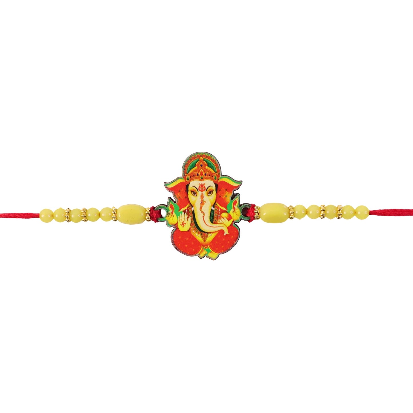 Lord Ganesha Charm Premium Designer Rakhi for Brother