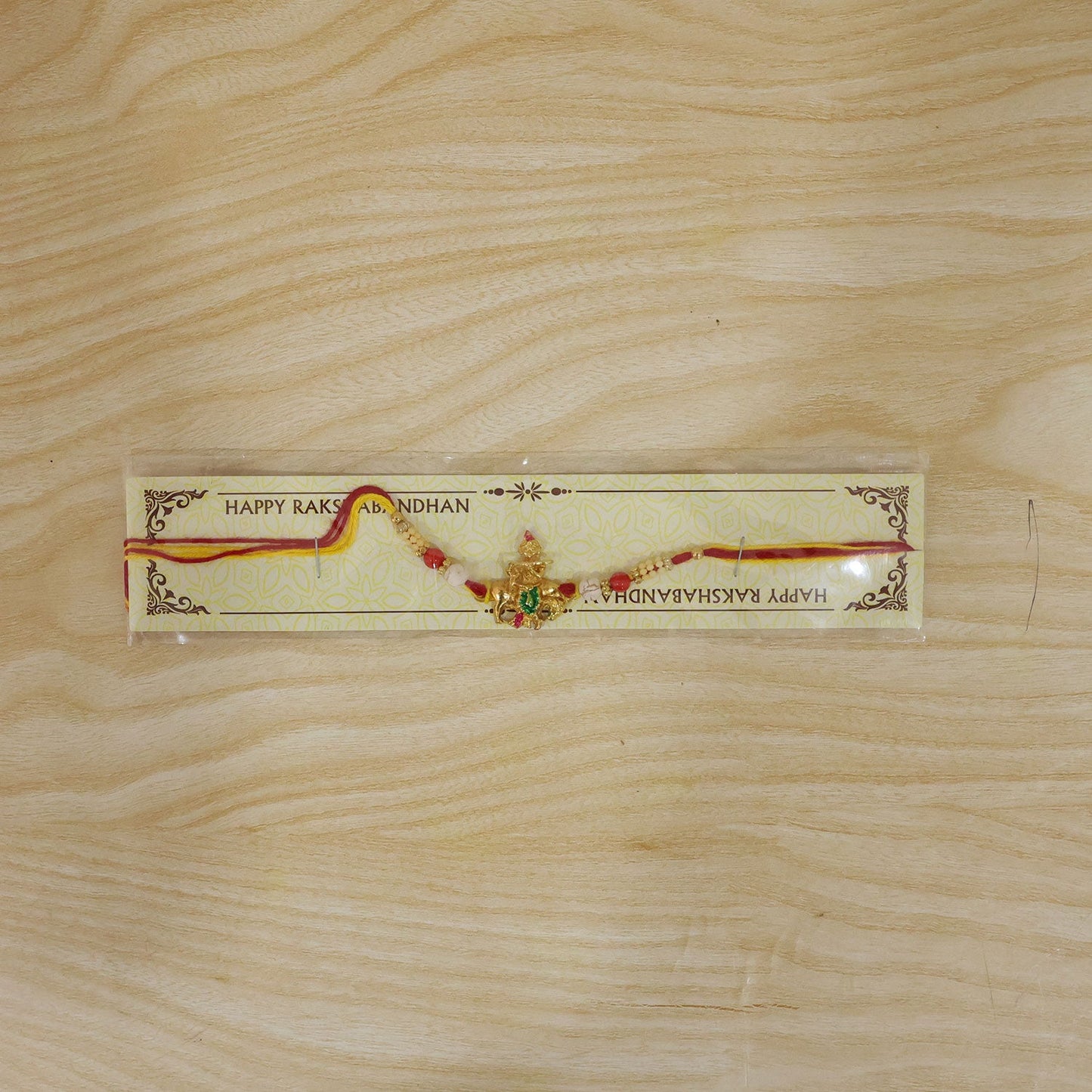 Lord Krishna Motif Beaded Designer Rakhi for Brother