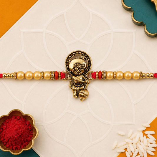 Bal Hanuman Charm Premium Designer Traditional Rakhi for Brother