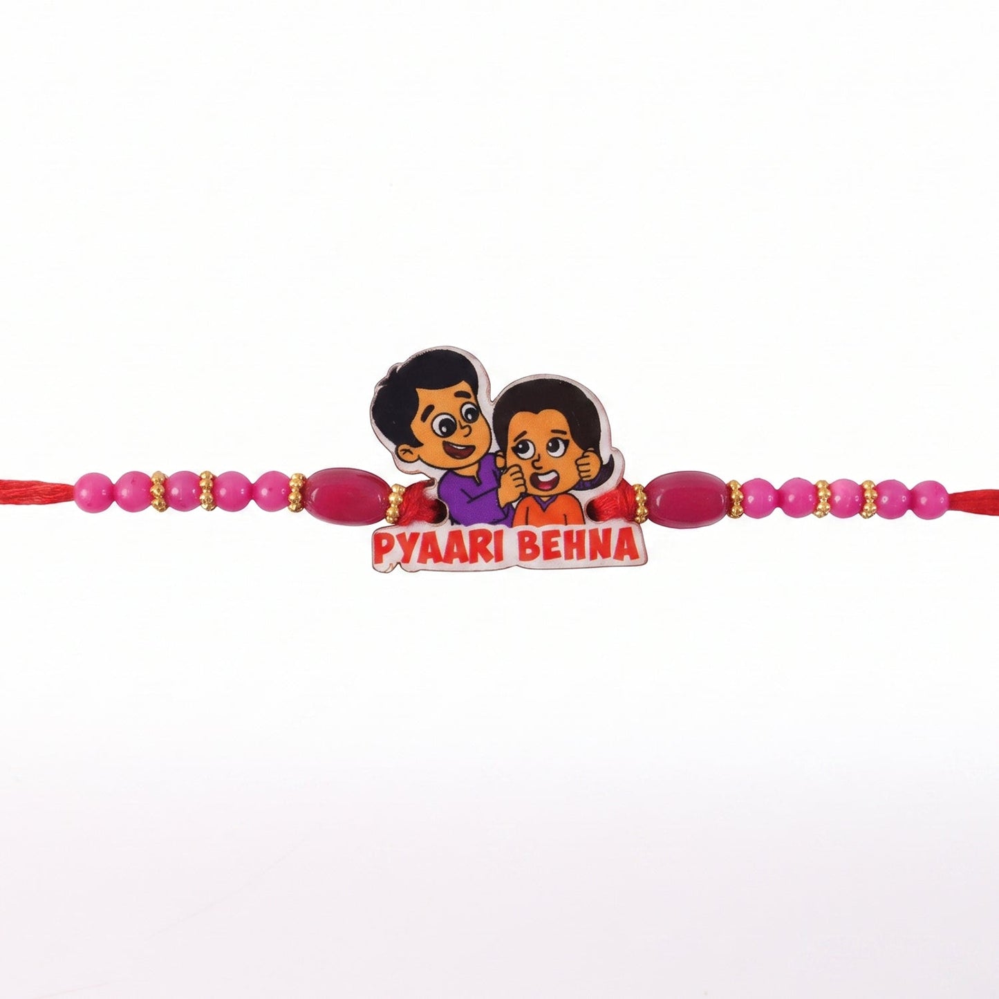 Pyaari Behna Cartoon Rakhi for Brother Bhai Raksha Bandhan Festival Special Gift