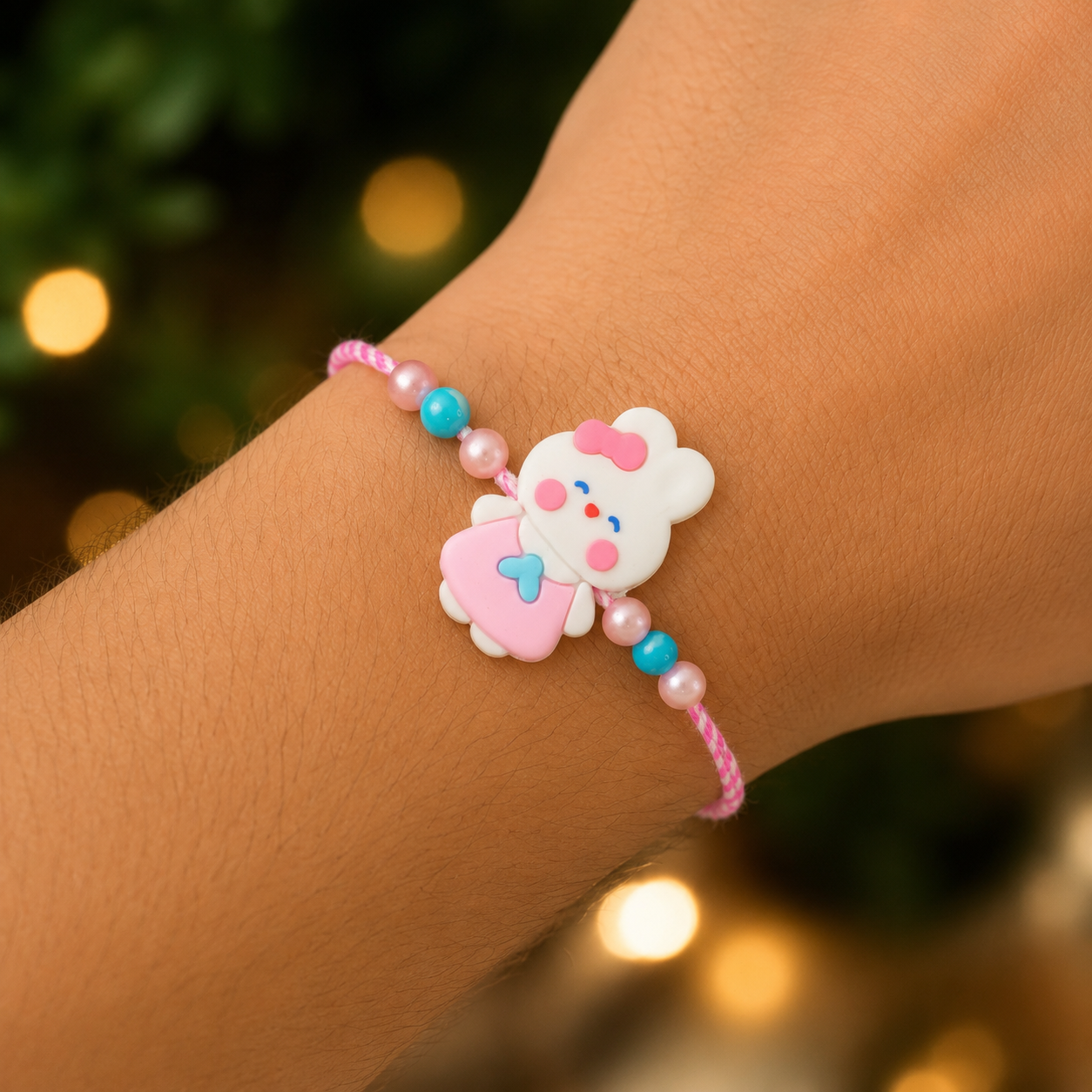 Bunny Character Kids Beaded Premium Designer Rakhi for Brother