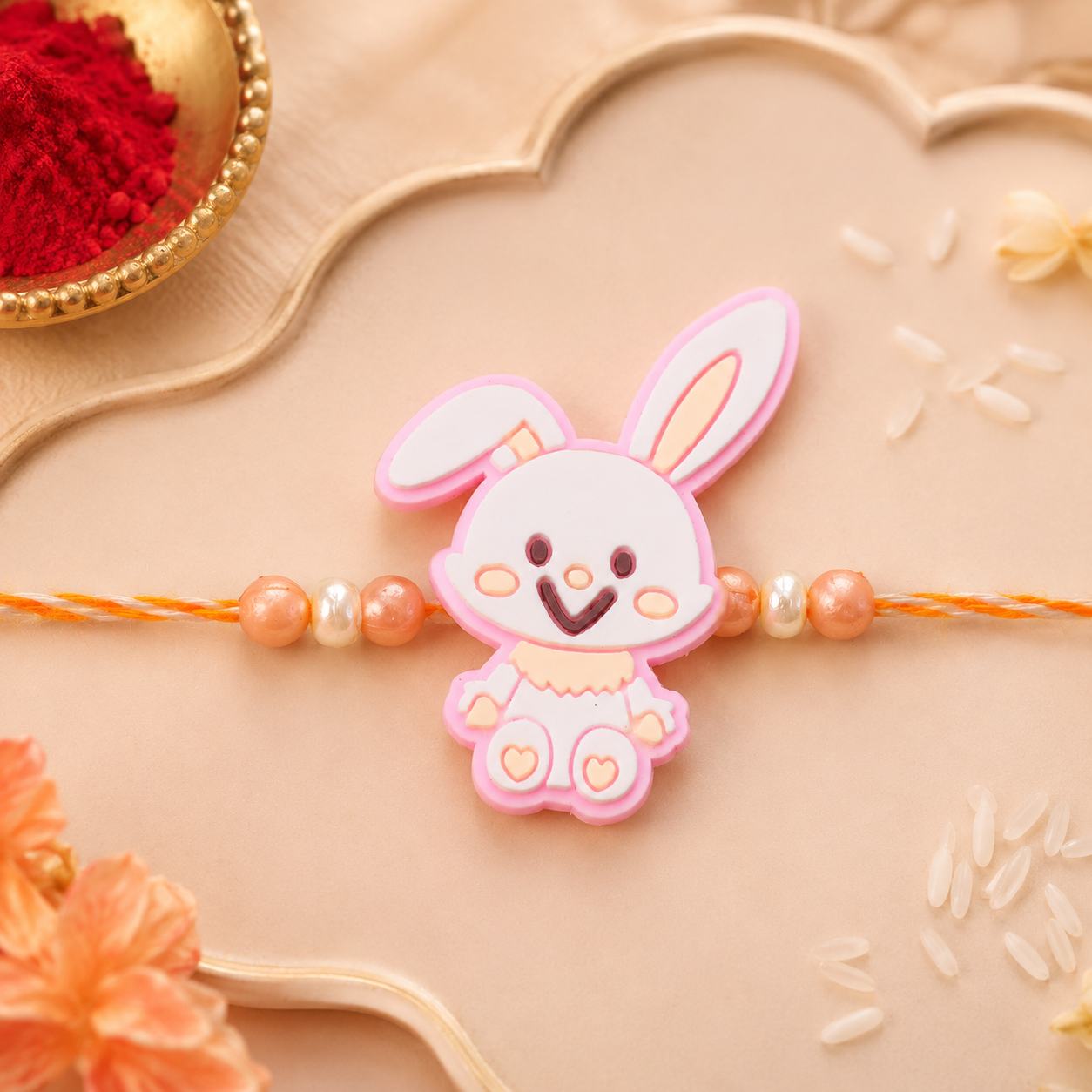 Bunny Character Kids Thread Premium Designer Rakhi for Brother