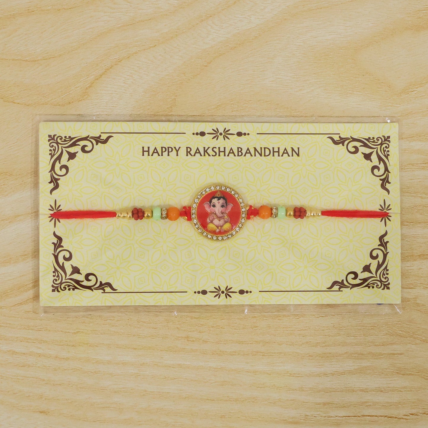 Ganesha Theme Premium Designer Rakhi for Brother
