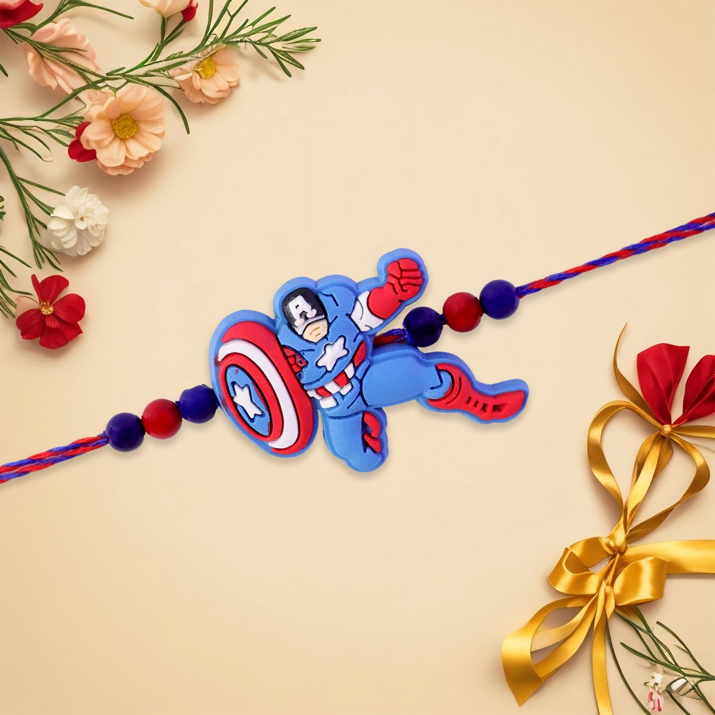 Superhero Character Kids Premium Designer Traditional Rakhi for Brother