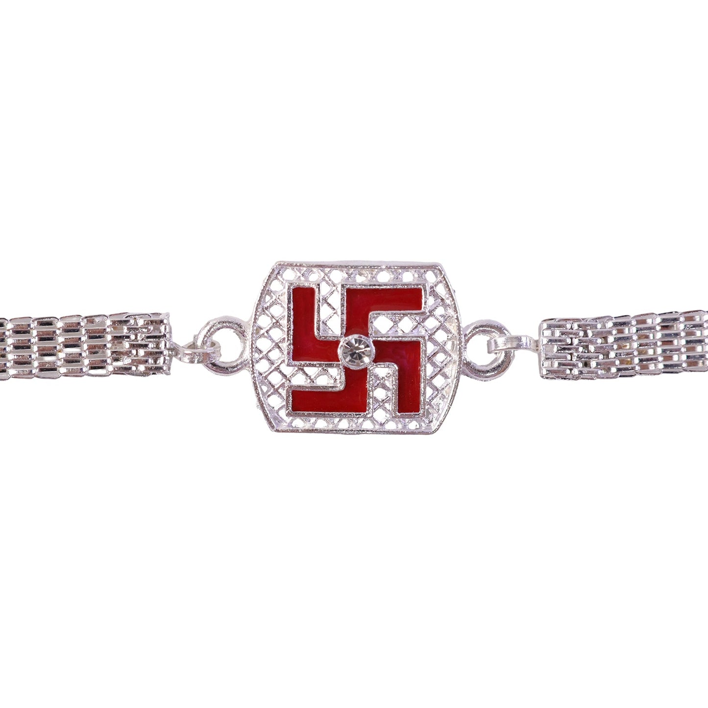 Swastik Symbol Chain Style Premium Designer Rakhi for Brother