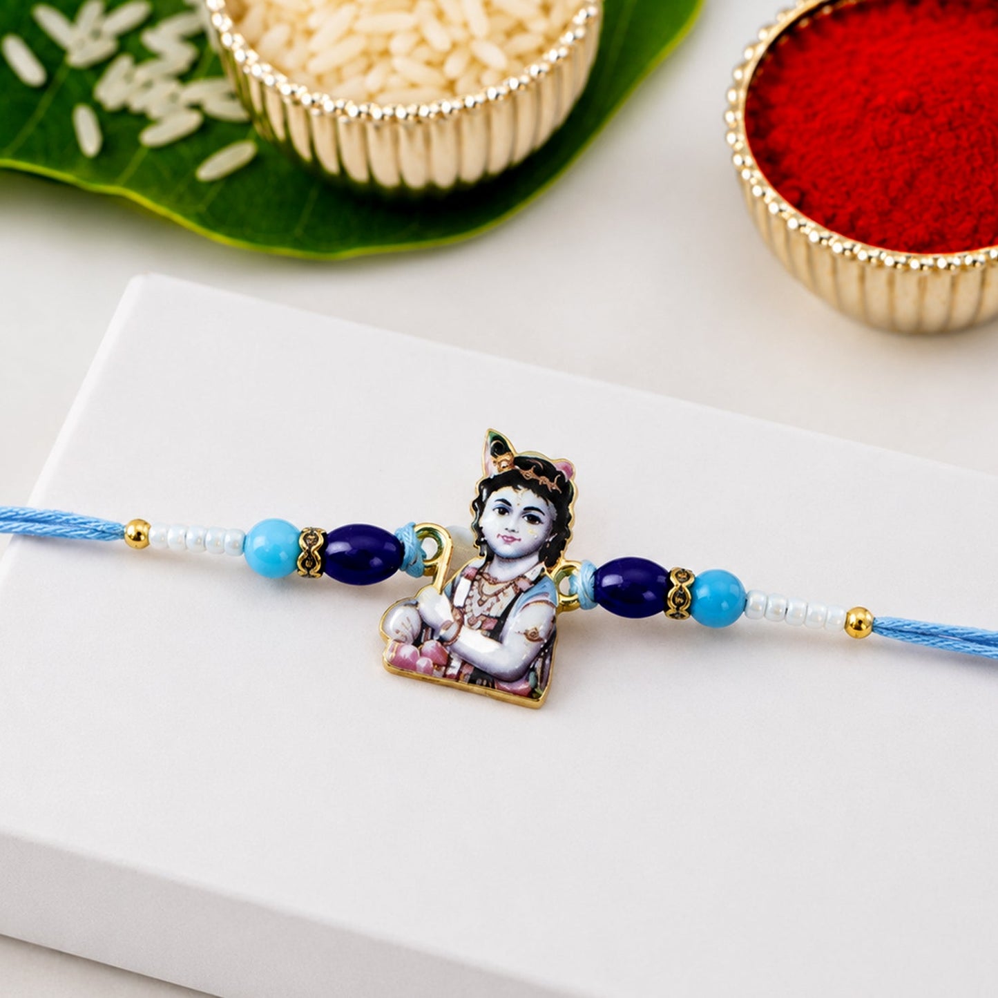 Mixed Charm Designer Rakhi Combo for Raksha Bandhan Gift (3 Pc)