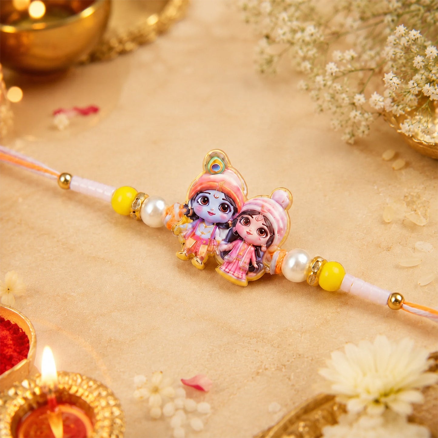 Premium Designer Rakhi Combo Set for Raksha Bandhan Gift (8 Pc)
