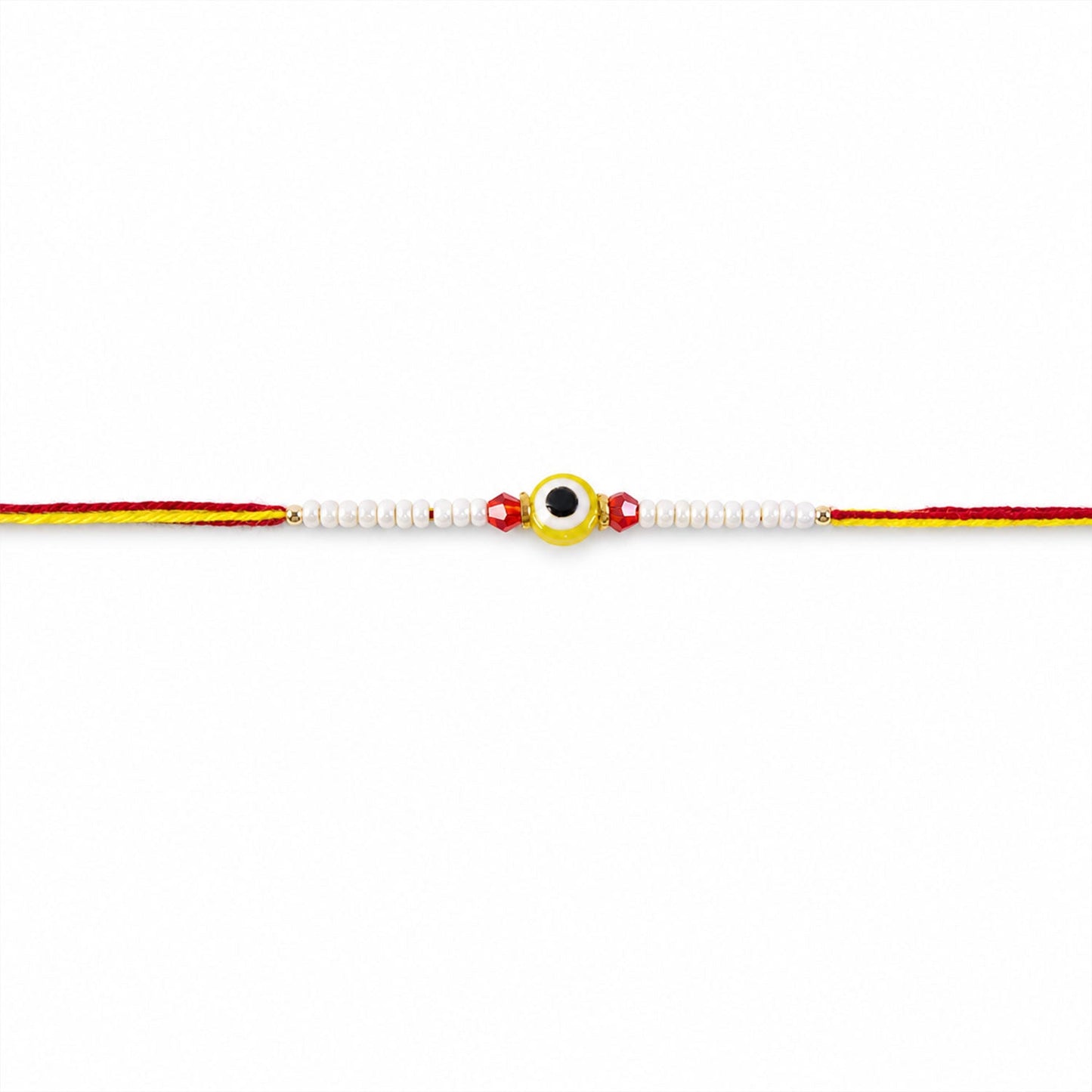Evil Eye Disc Bracelet Designer Rakhi Raksha Bandhan Festive Gift