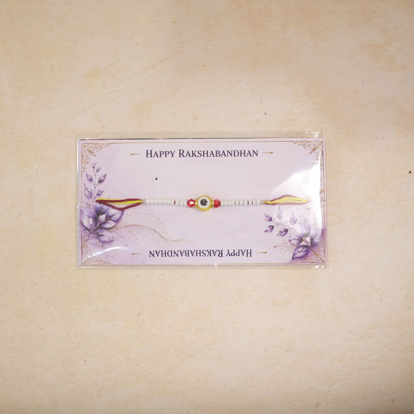 Evil Eye Disc Bracelet Designer Rakhi Raksha Bandhan Festive Gift
