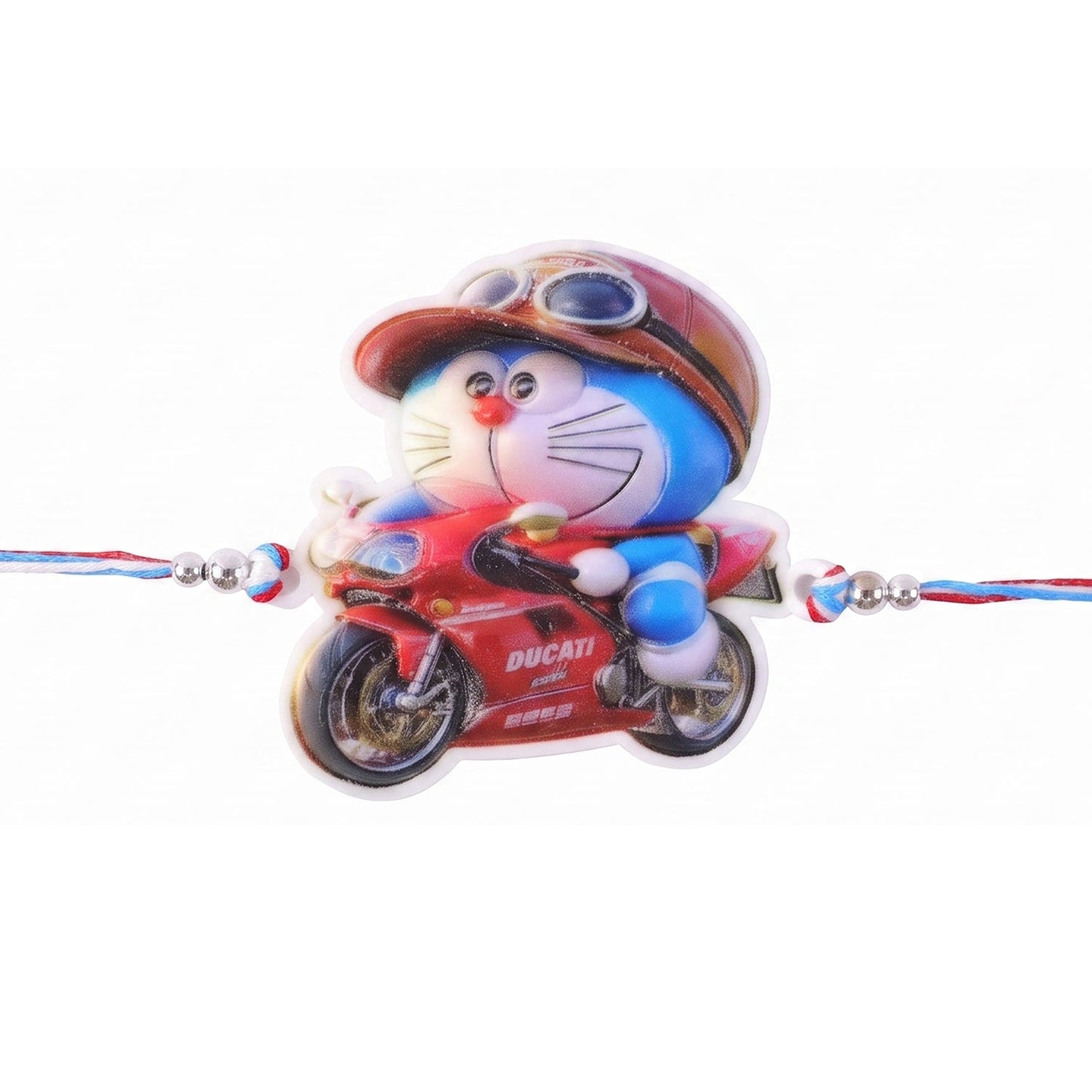 Racing Bike Charm Kids Designer Rakhi Raksha Bandhan Fun Gift Special