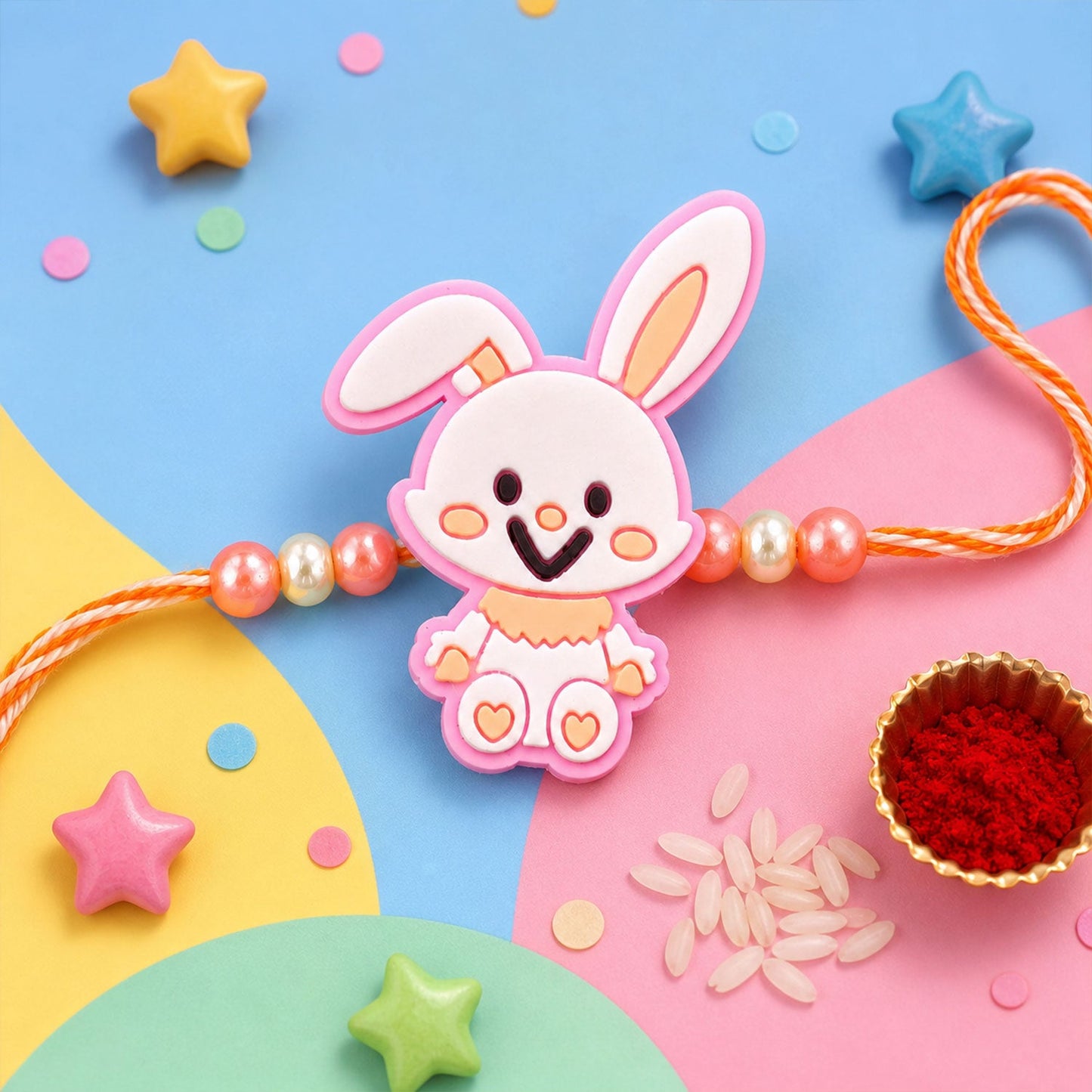 Bunny Fries Kids Designer Rakhi Combo Raksha Bandhan (2 Pc)