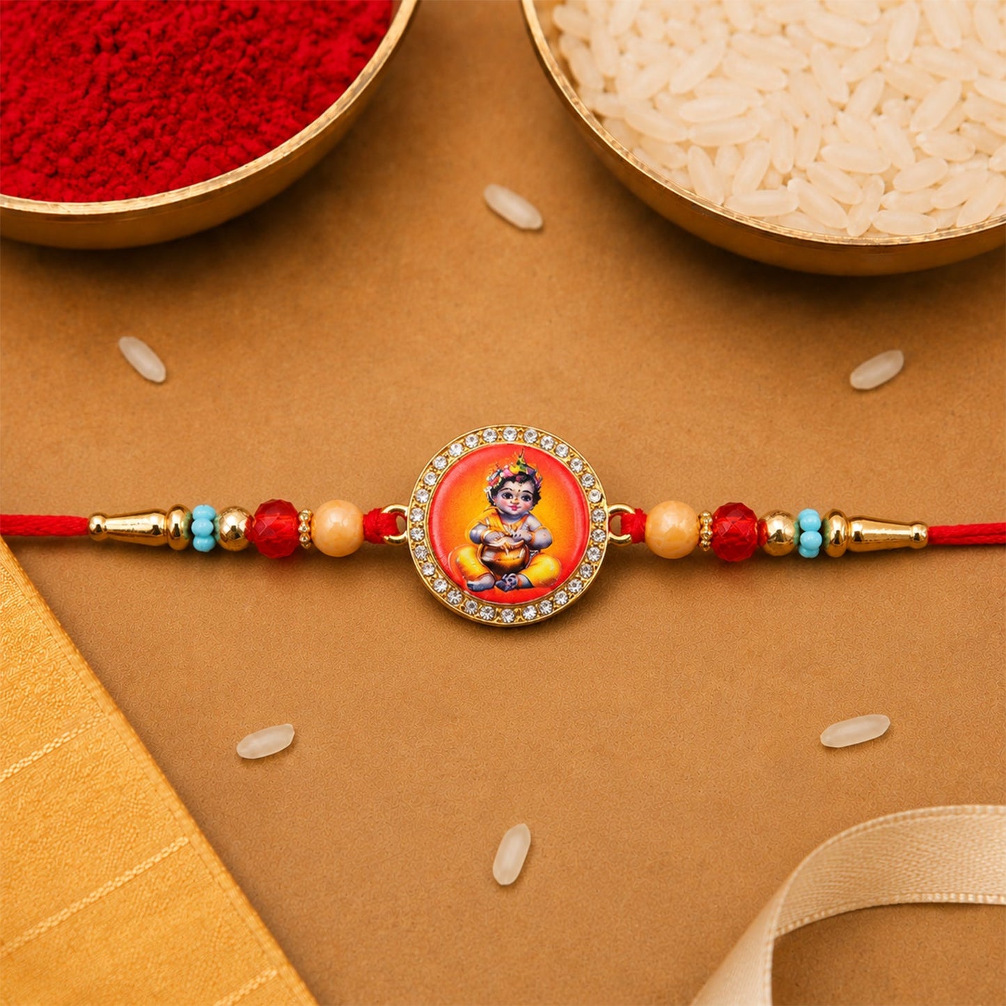 Divine Premium Designer Rakhi Combo Set Raksha Bandhan (10 Pc)