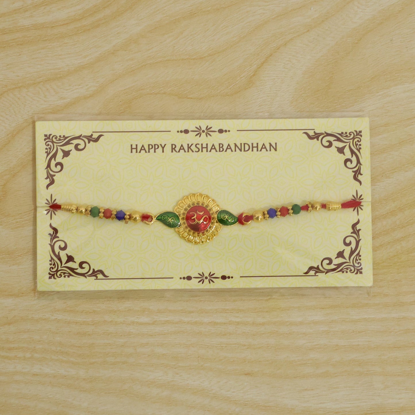 Trendy Evil Eye Rakhi with Beads for Brother | Nazar Battu Protection Rakhi