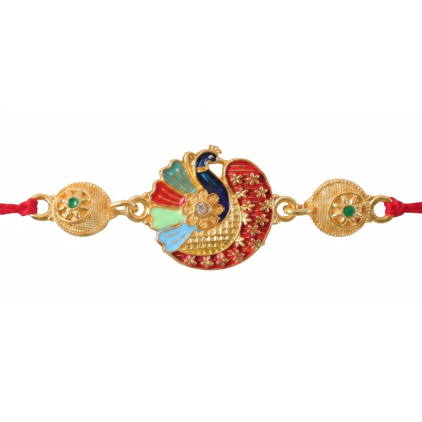Premium Kundan & Pearl Designer Rakhi for Brother | Royal Rakshabandhan Rakhi